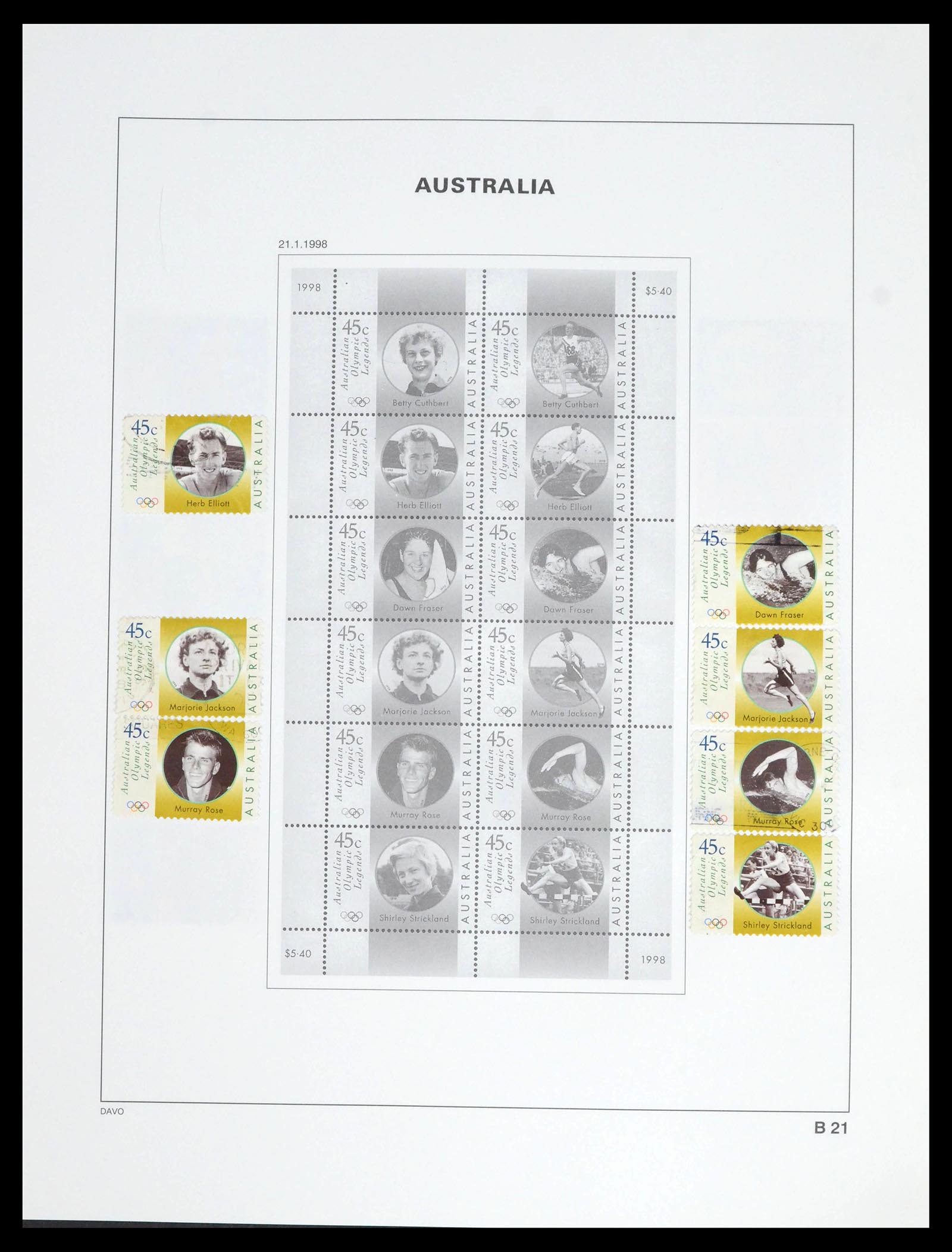 39699 0136 - Stamp collection 39699 Australia 1913-1999.