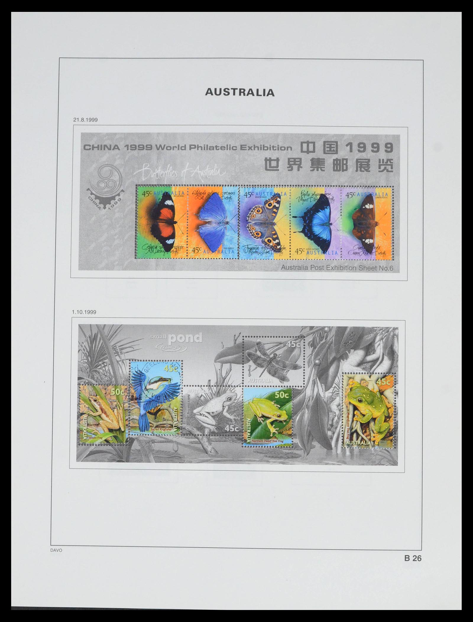 39699 0139 - Stamp collection 39699 Australia 1913-1999.