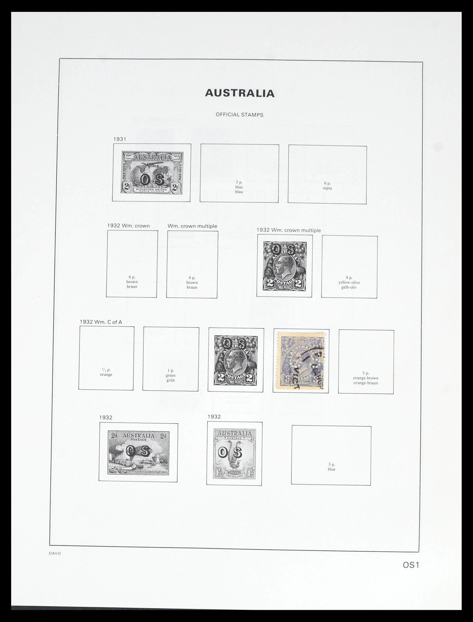 39699 0140 - Stamp collection 39699 Australia 1913-1999.