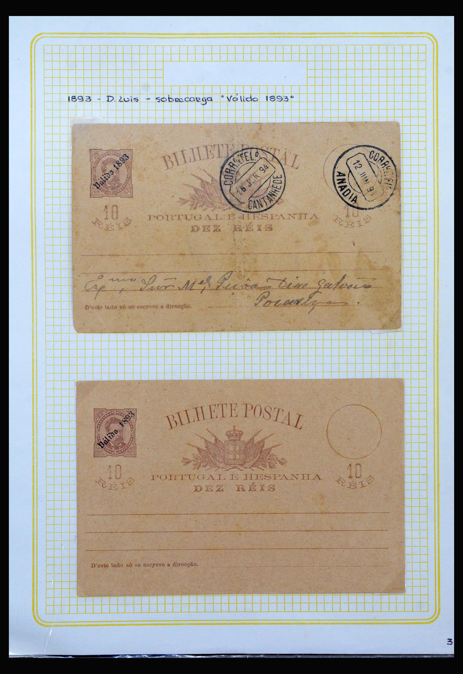 39707 0001 - Stamp collection 39707 Portugal postal stationery 1180-1985.