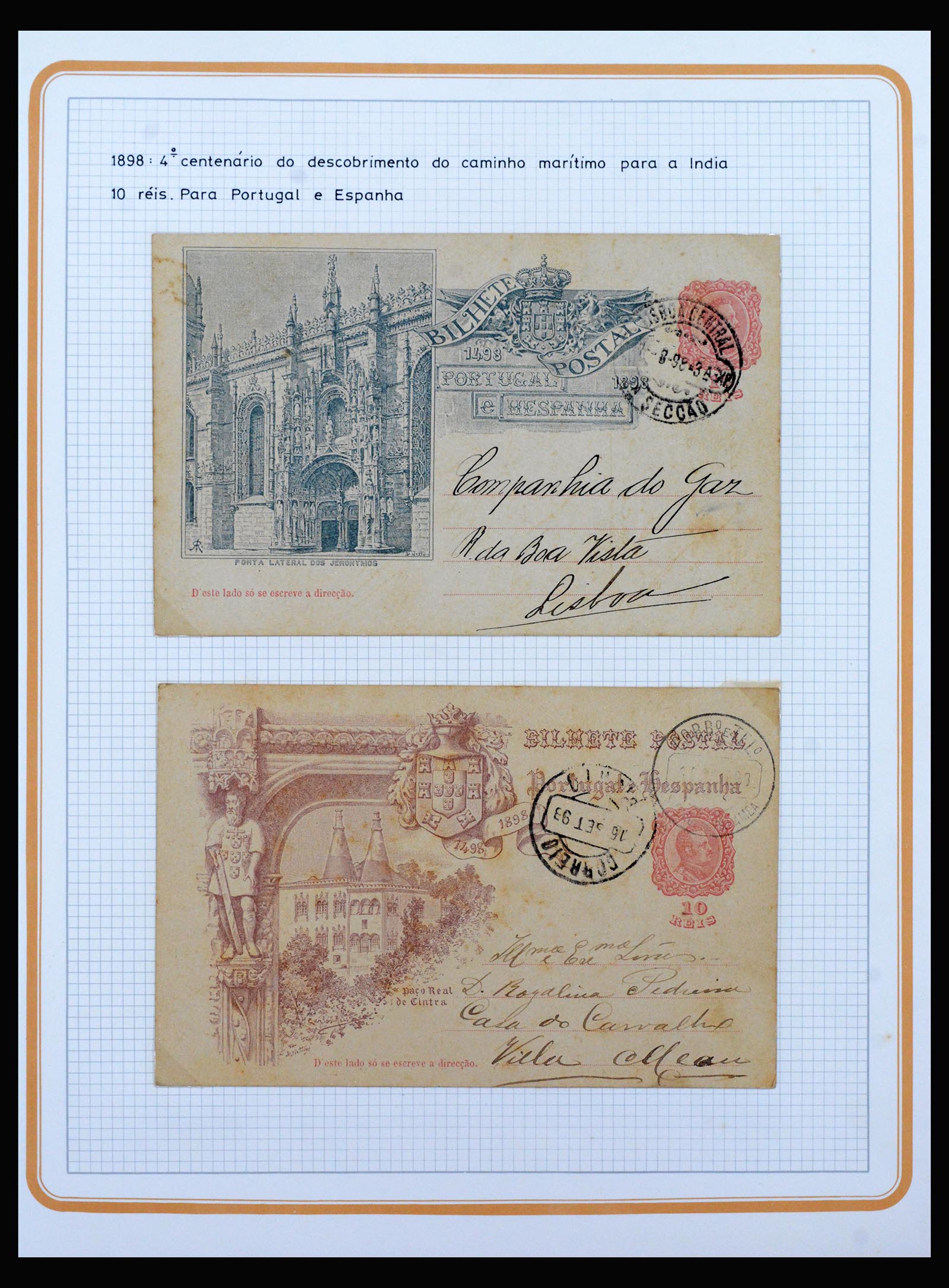 39707 0018 - Stamp collection 39707 Portugal postal stationery 1180-1985.