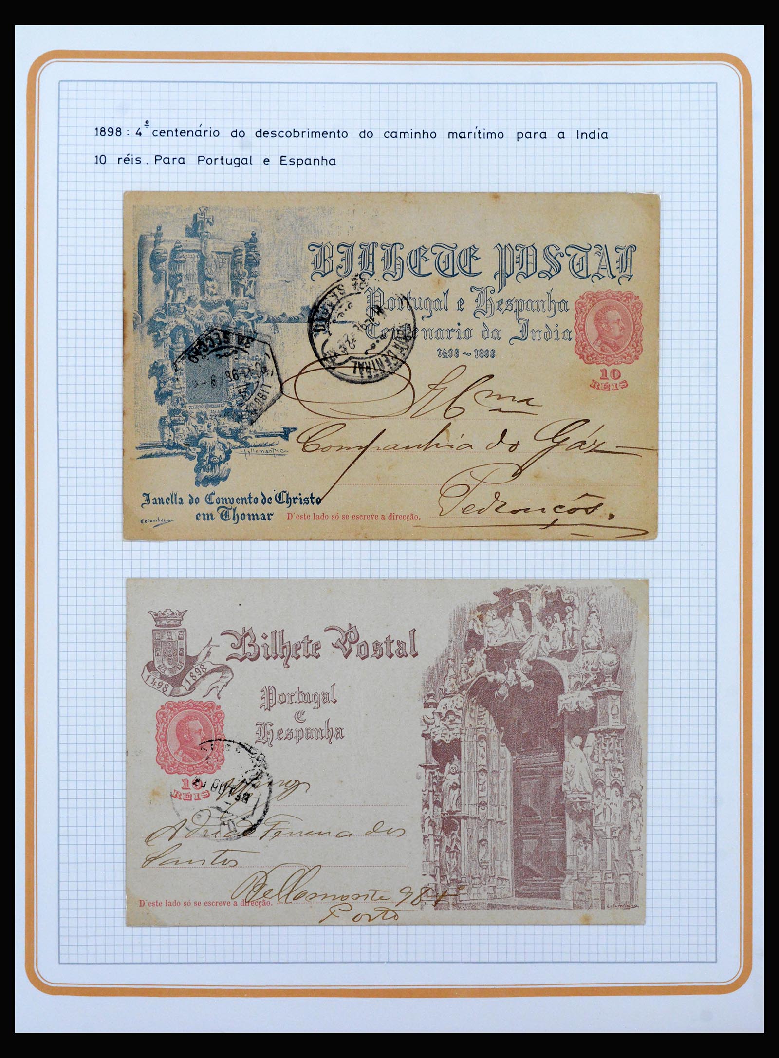 39707 0019 - Stamp collection 39707 Portugal postal stationery 1180-1985.