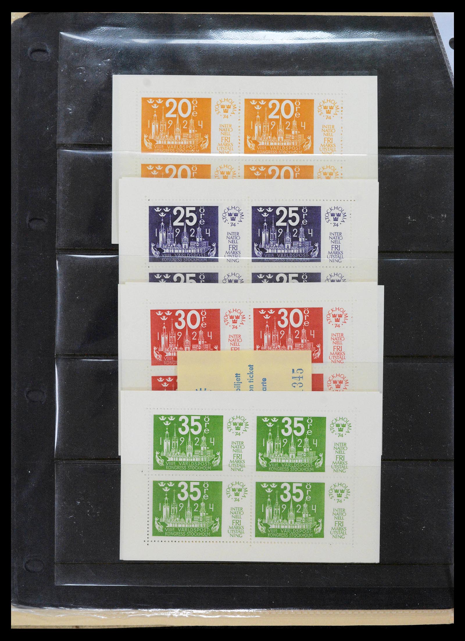 39719 0035 - Postzegelverzameling 39719 Zweden 1900-1990.