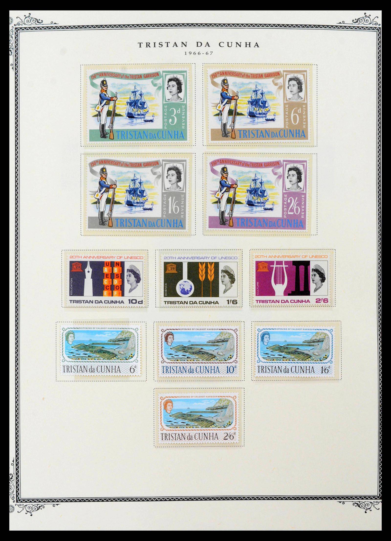 39727 0006 - Stamp collection 39727 Tristan da Cunha 1954-1972.