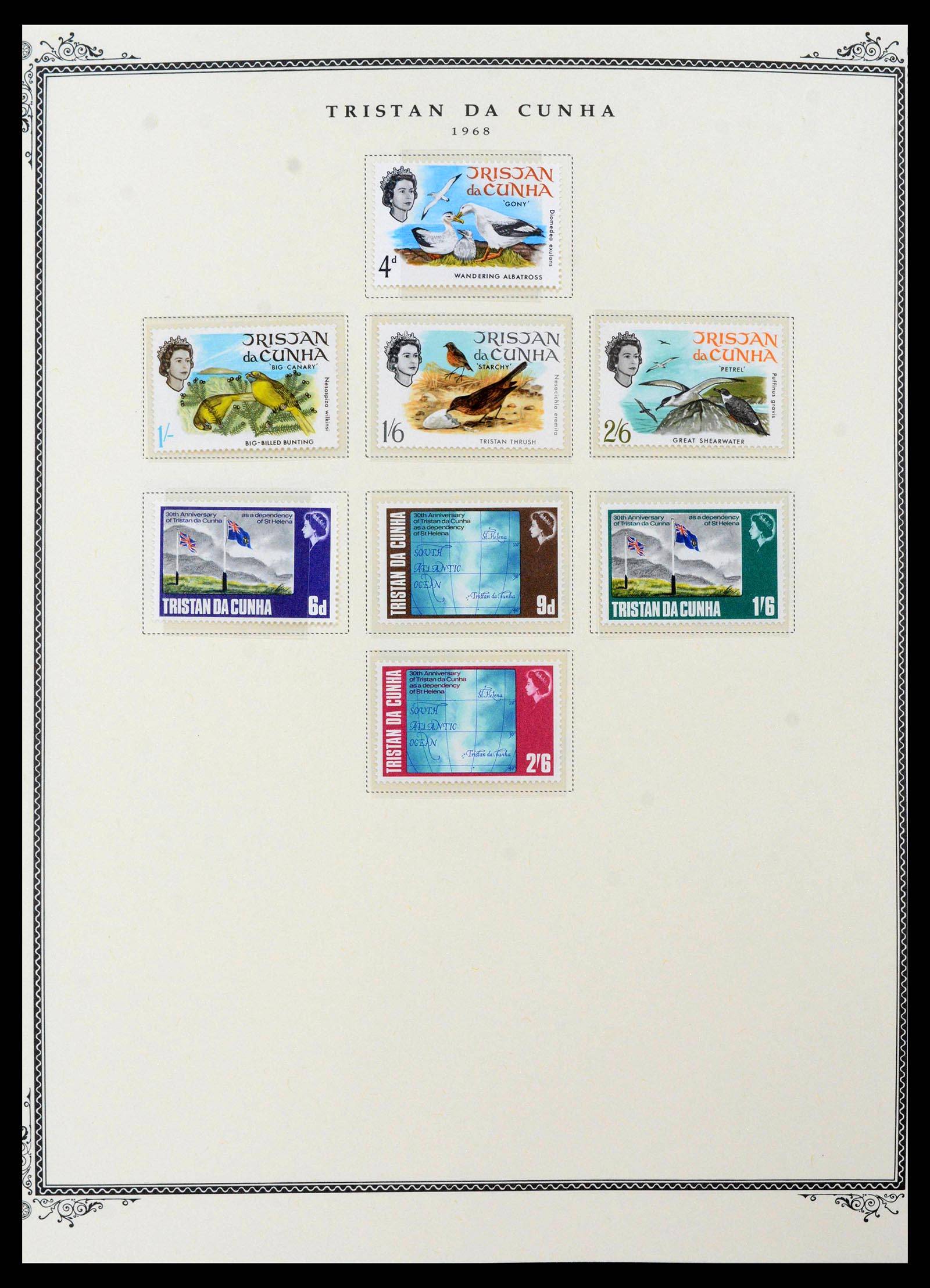 39727 0008 - Postzegelverzameling 39727 Tristan da Cunha 1954-1972.