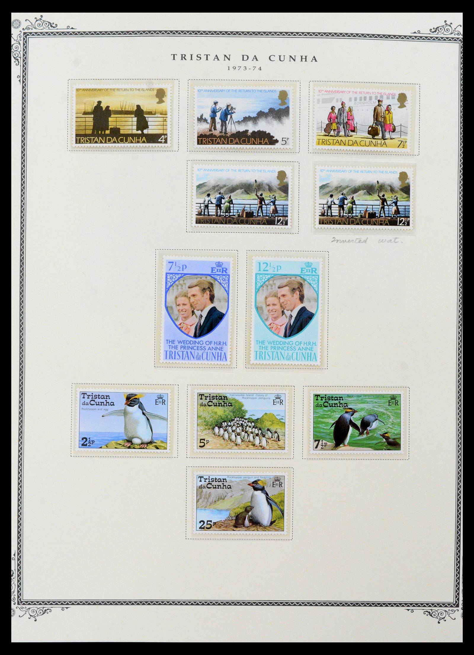 39727 0017 - Postzegelverzameling 39727 Tristan da Cunha 1954-1972.