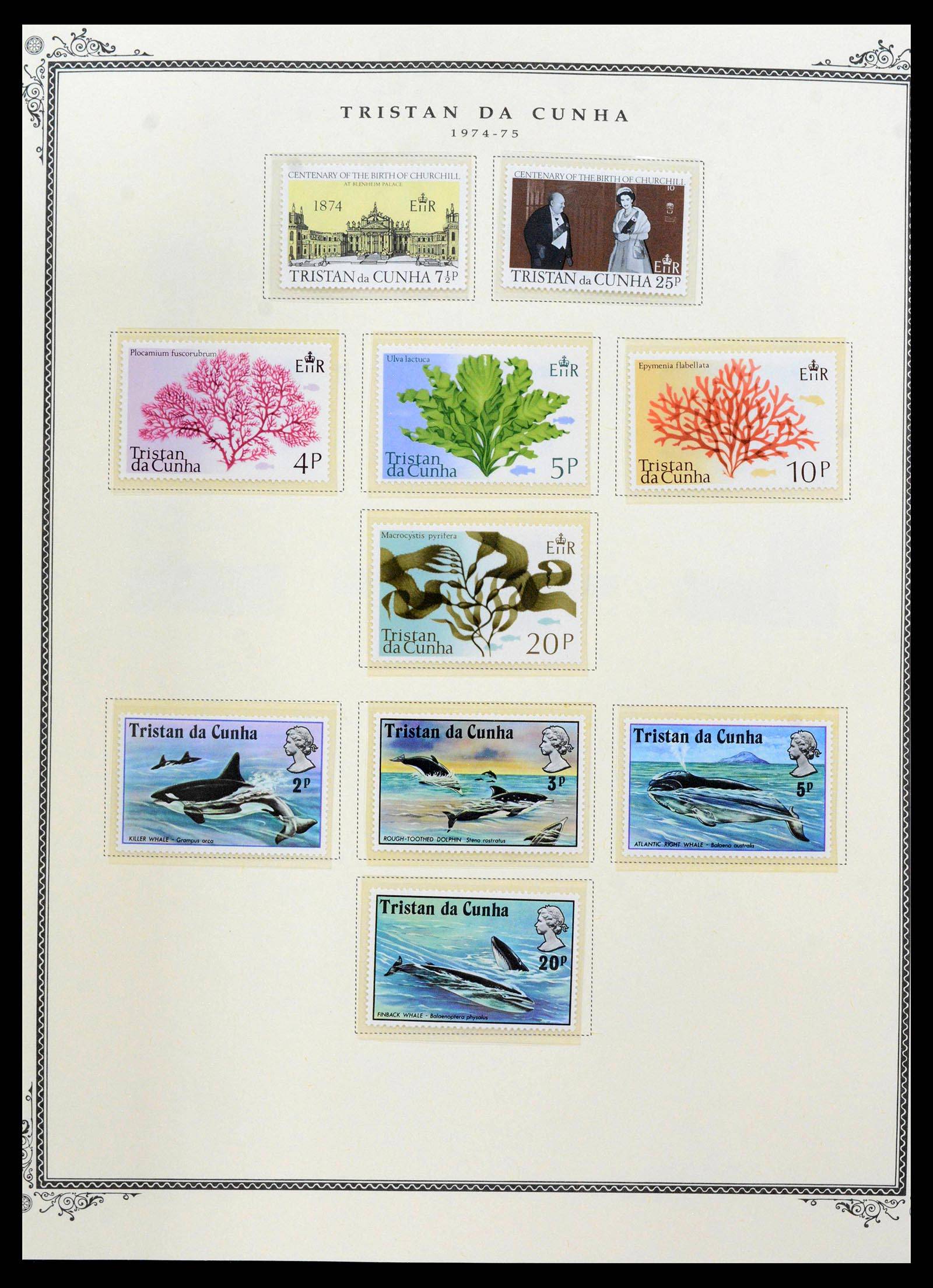 39727 0019 - Stamp collection 39727 Tristan da Cunha 1954-1972.