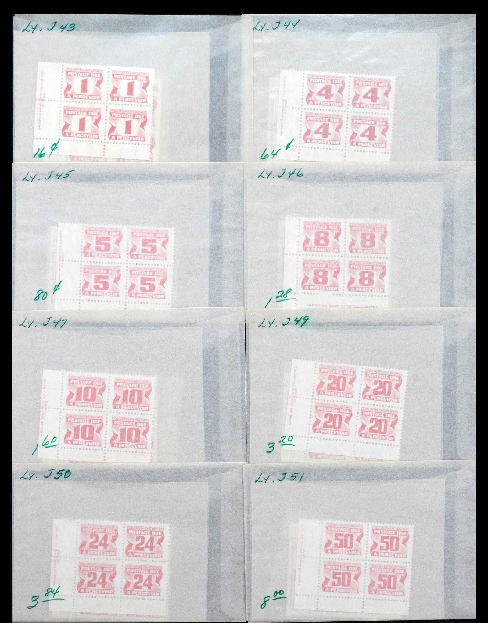 39745 0001 - Stamp collection 39745 Canada mint never hinged 1882-1990.