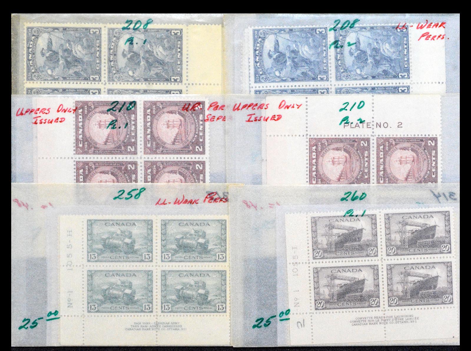 39745 0009 - Stamp collection 39745 Canada mint never hinged 1882-1990.