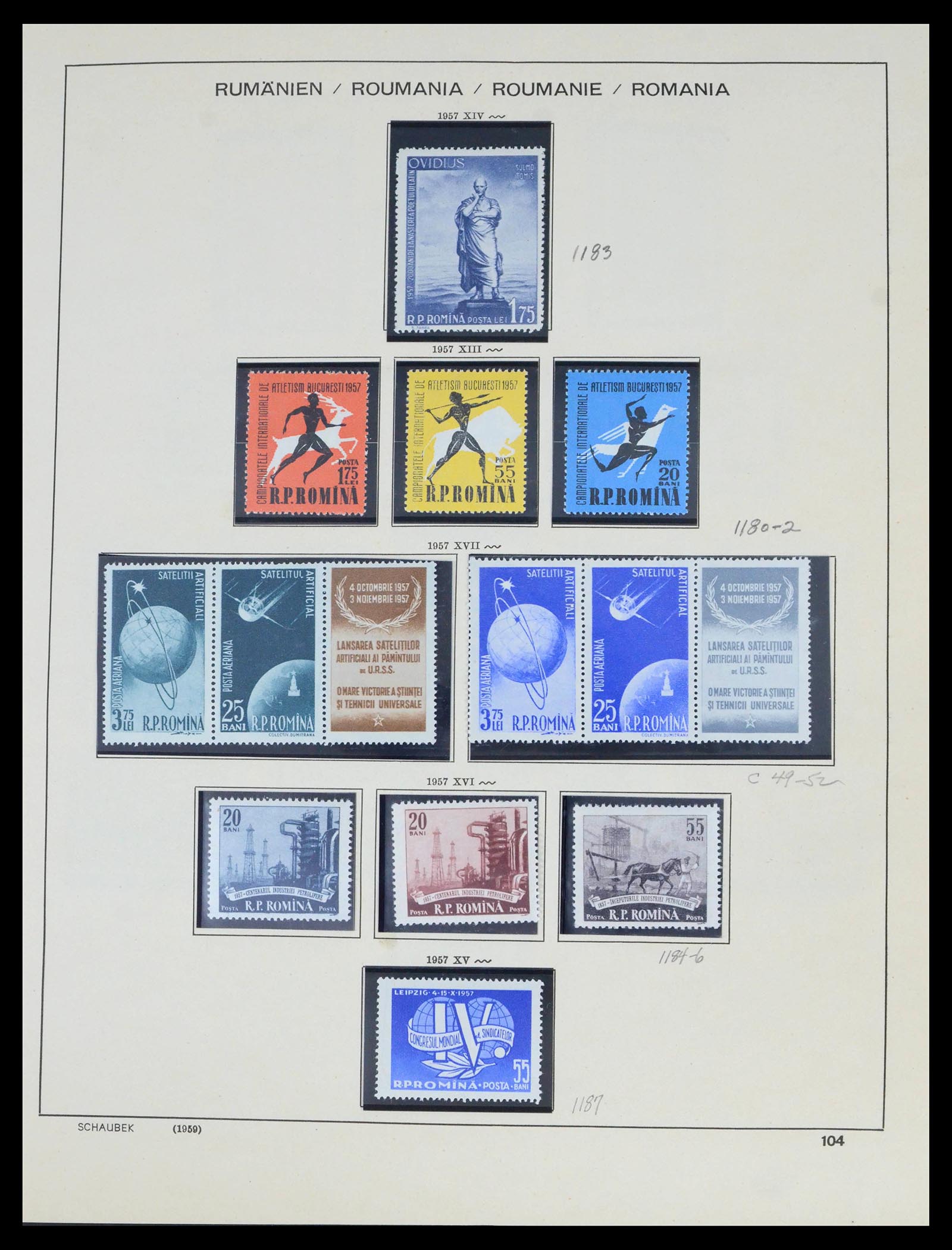 39762 0162 - Stamp collection 39762 Romania 1862-1976.