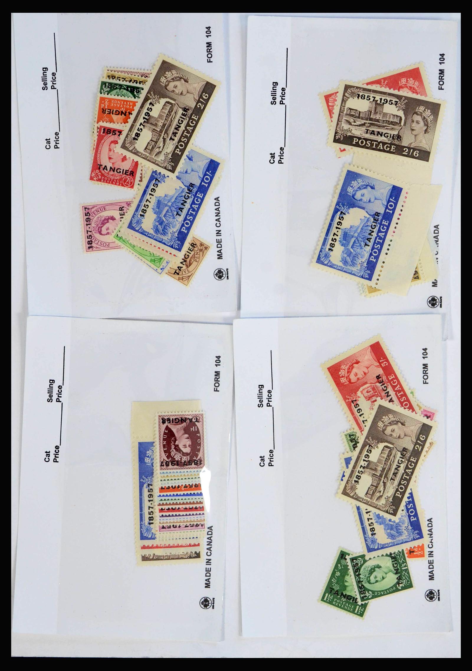 39776 0001 - Stamp collection 39776 Britisch Post office in Marocco 1957.