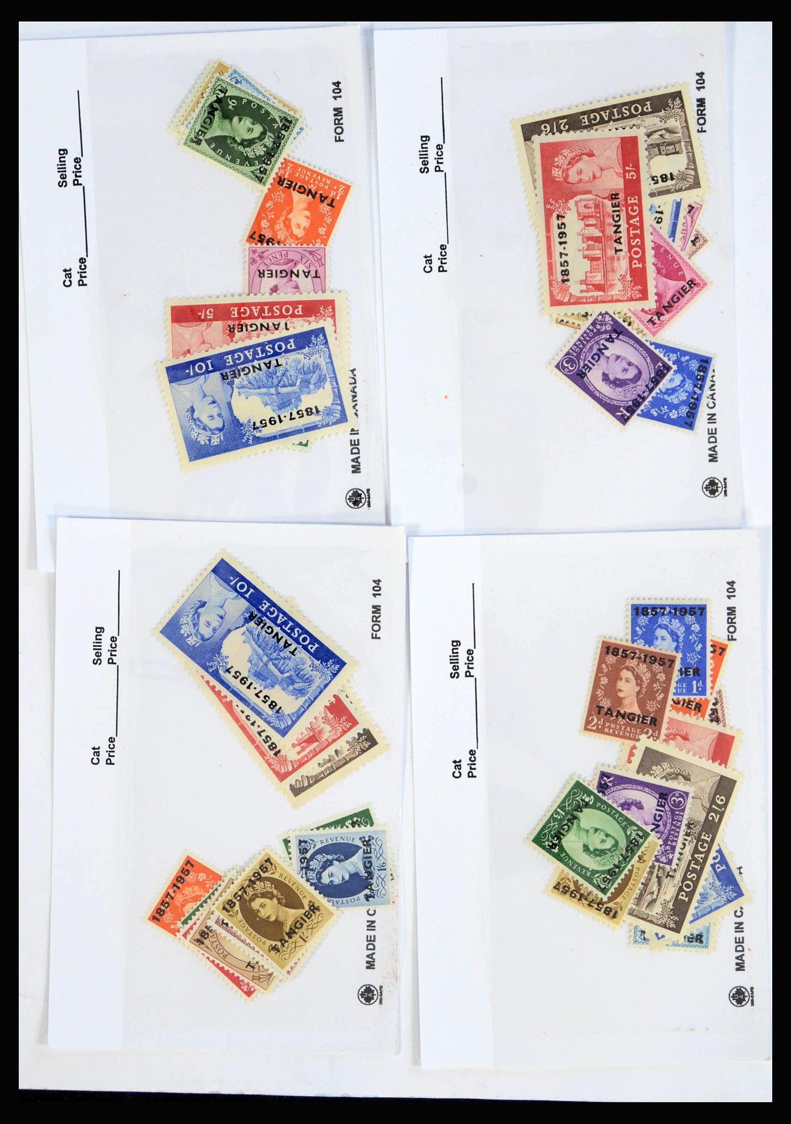 39776 0002 - Stamp collection 39776 Britisch Post office in Marocco 1957.