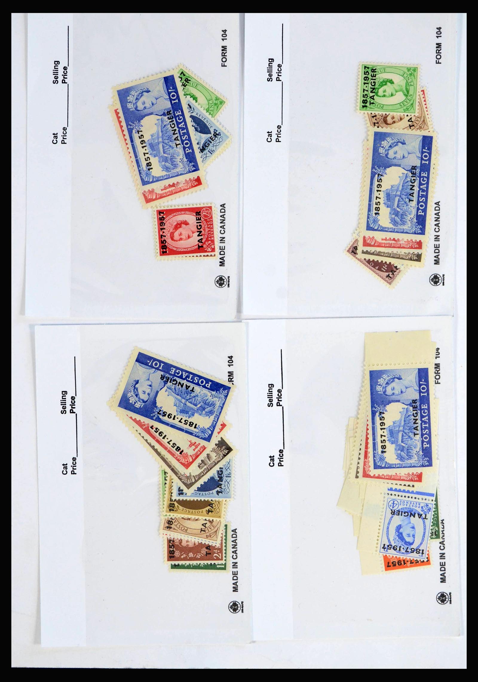 39776 0003 - Stamp collection 39776 Britisch Post office in Marocco 1957.