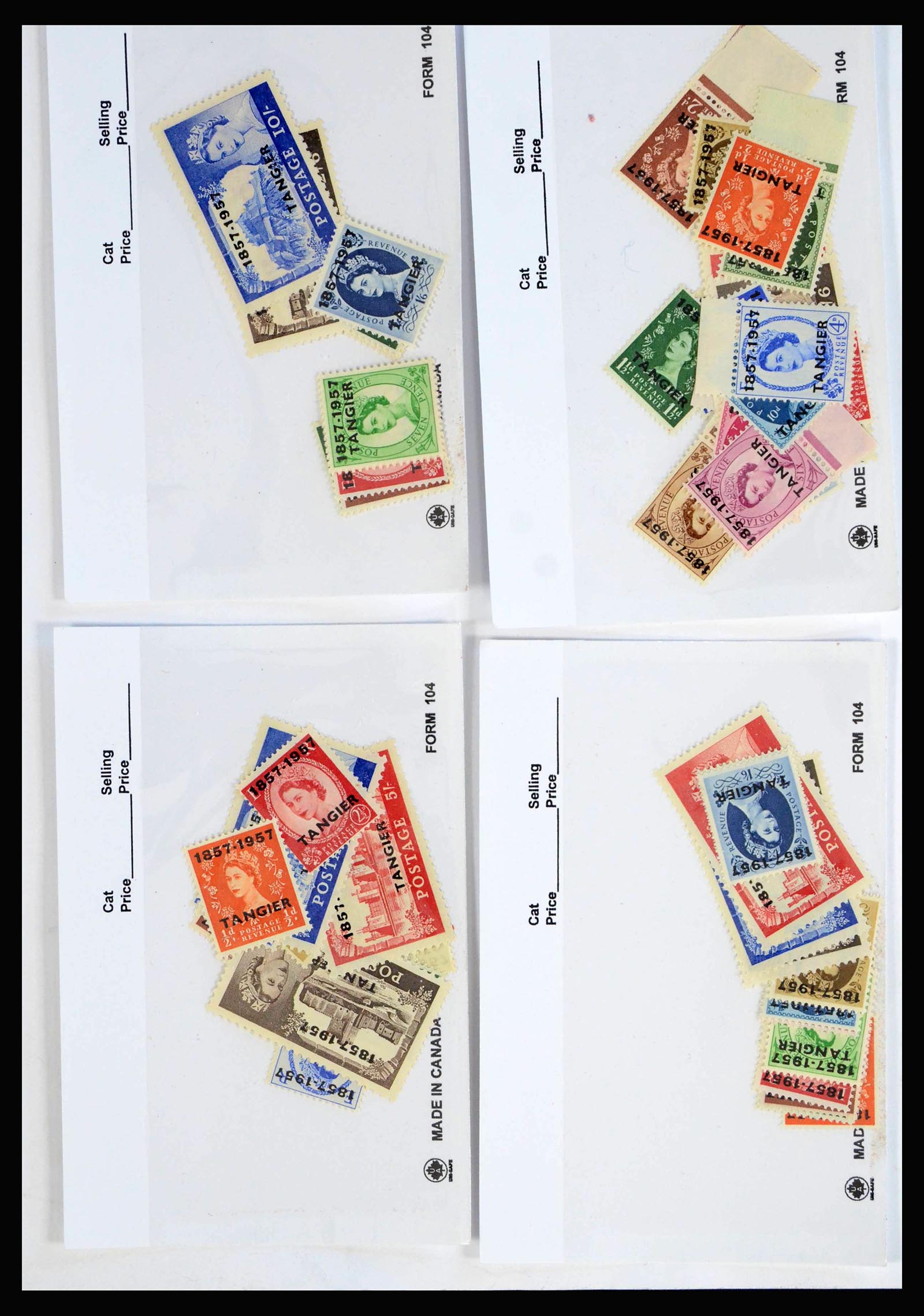 39776 0007 - Stamp collection 39776 Britisch Post office in Marocco 1957.