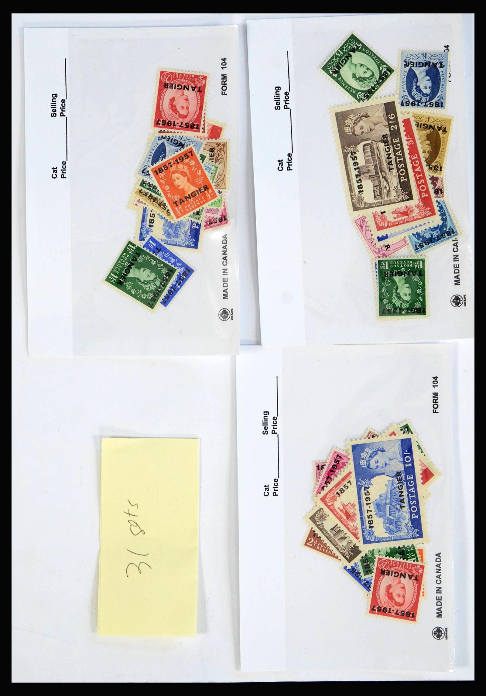 39776 0008 - Stamp collection 39776 Britisch Post office in Marocco 1957.