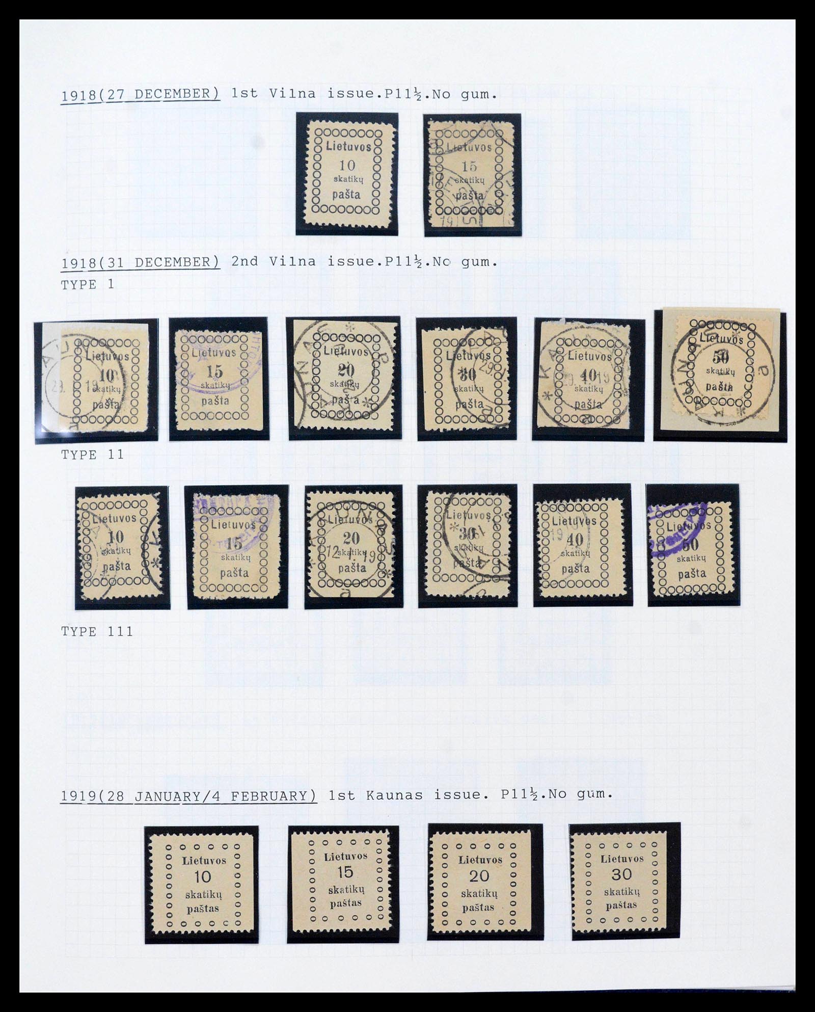 39780 0001 - Stamp collection 39780 Lithuania 1918-2002.