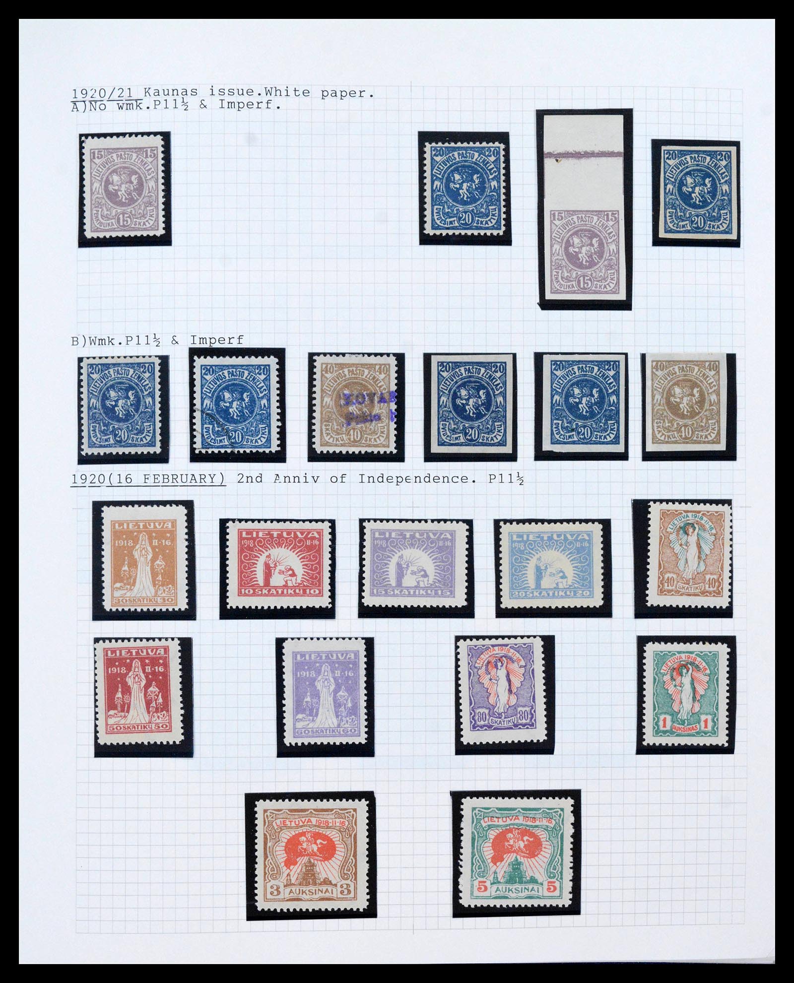 39780 0009 - Stamp collection 39780 Lithuania 1918-2002.