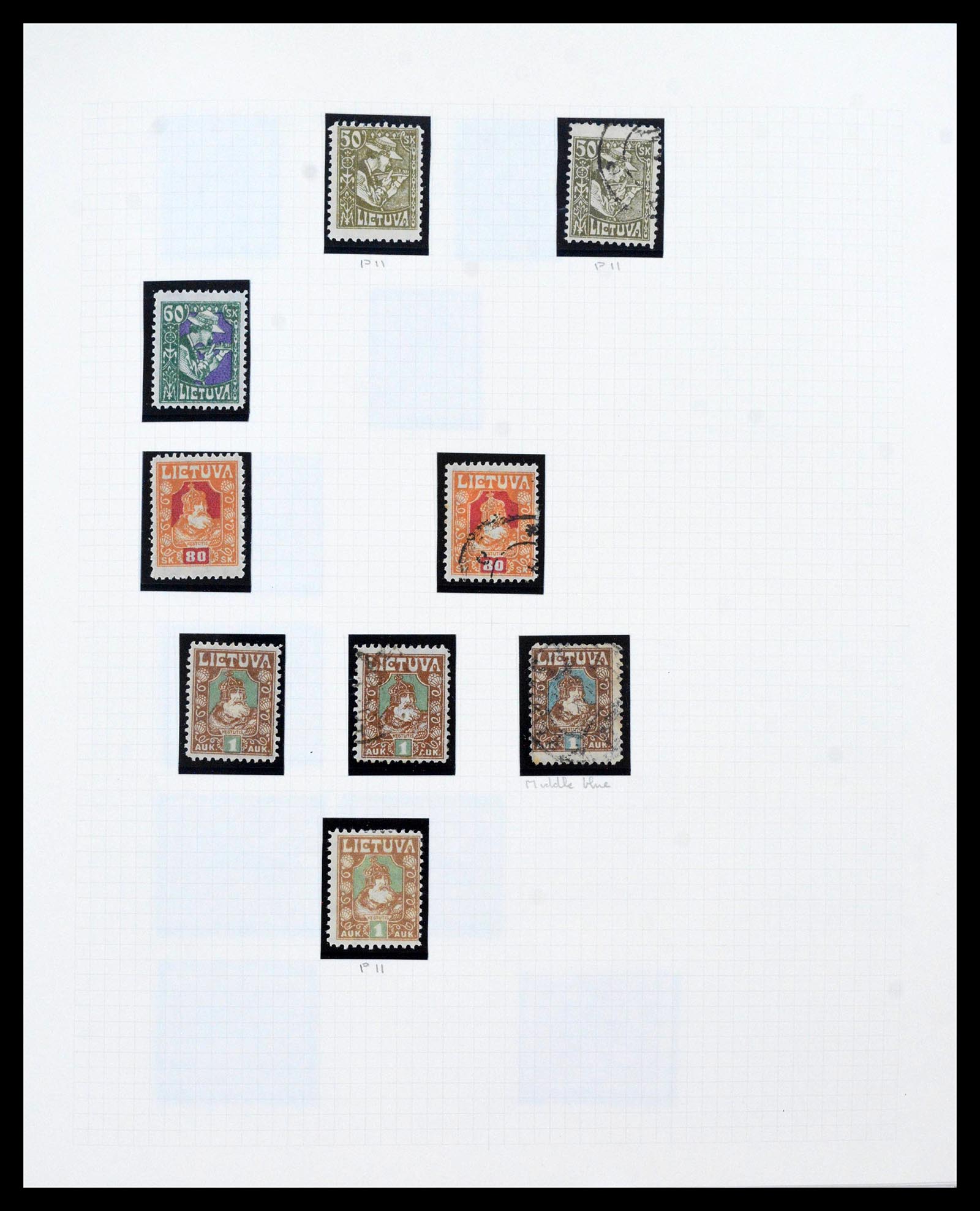 39780 0013 - Stamp collection 39780 Lithuania 1918-2002.