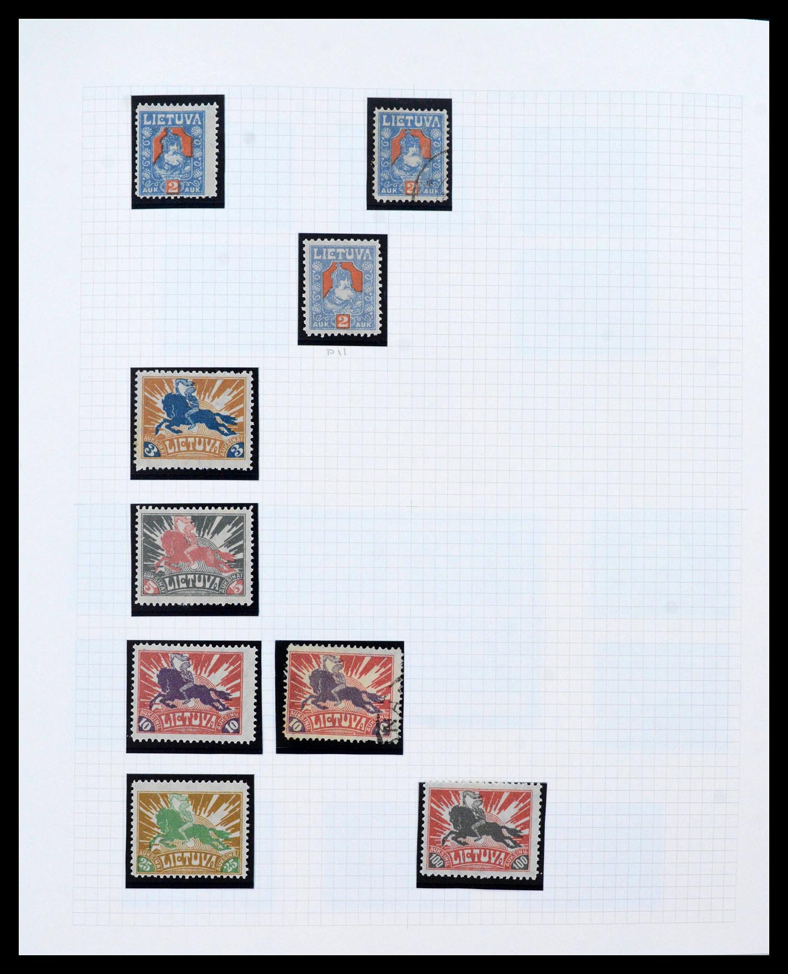 39780 0014 - Stamp collection 39780 Lithuania 1918-2002.