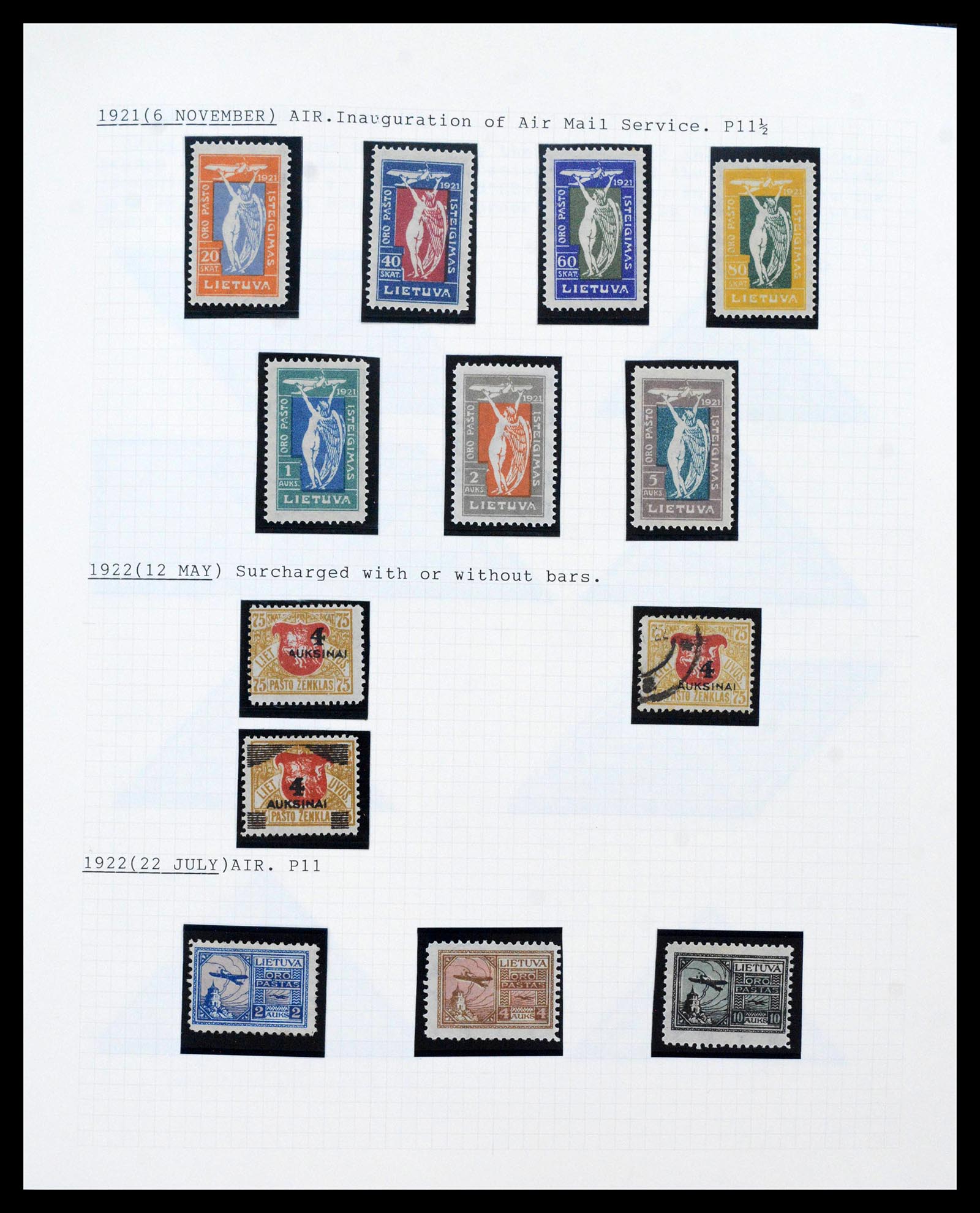 39780 0016 - Stamp collection 39780 Lithuania 1918-2002.