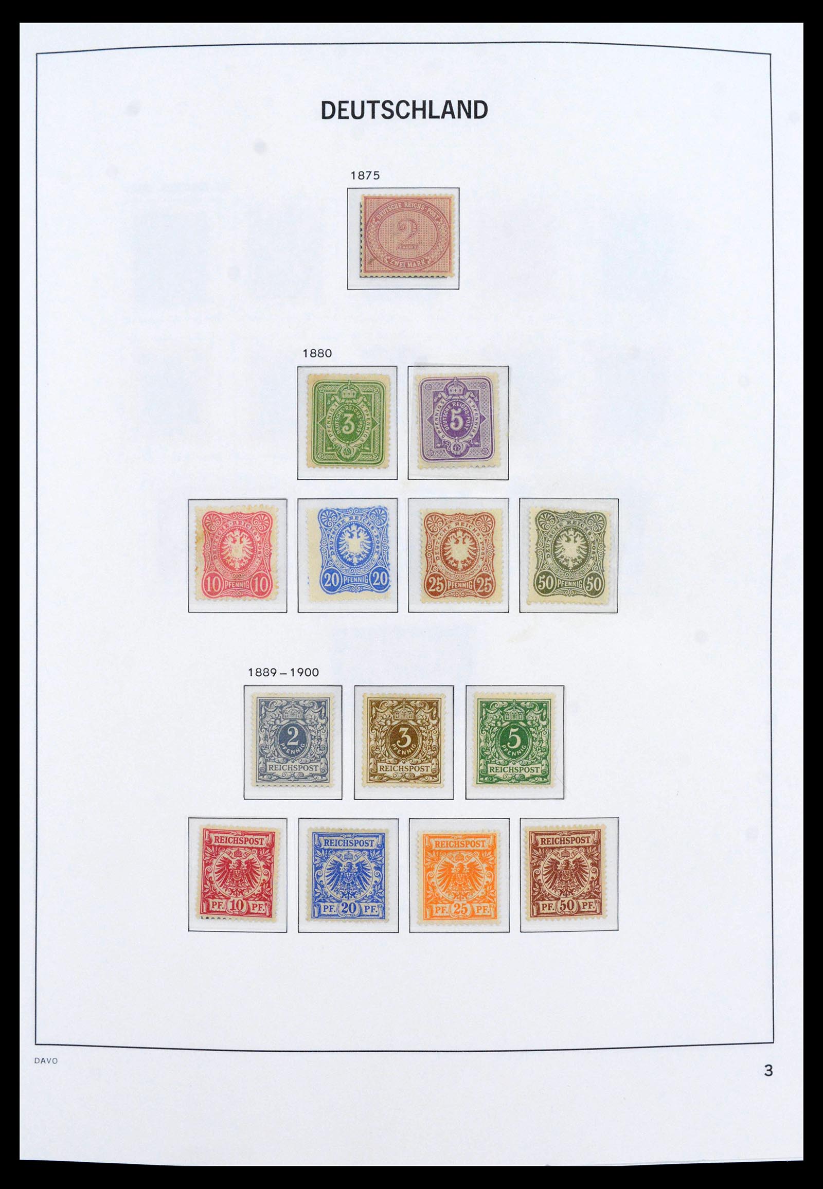 39785 0003 - Stamp collection 39785 German Reich complete 1872-1945.