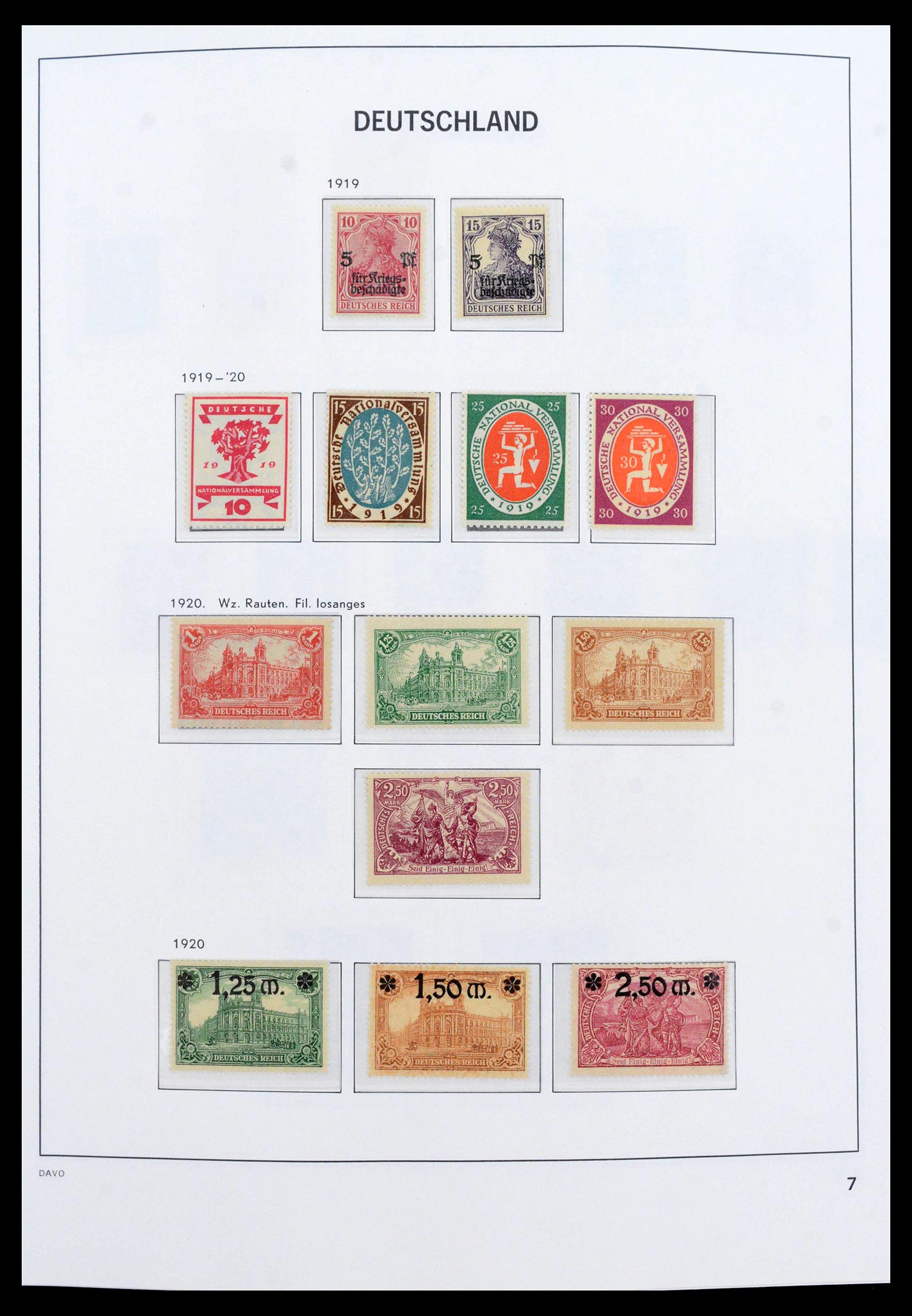 39785 0007 - Stamp collection 39785 German Reich complete 1872-1945.