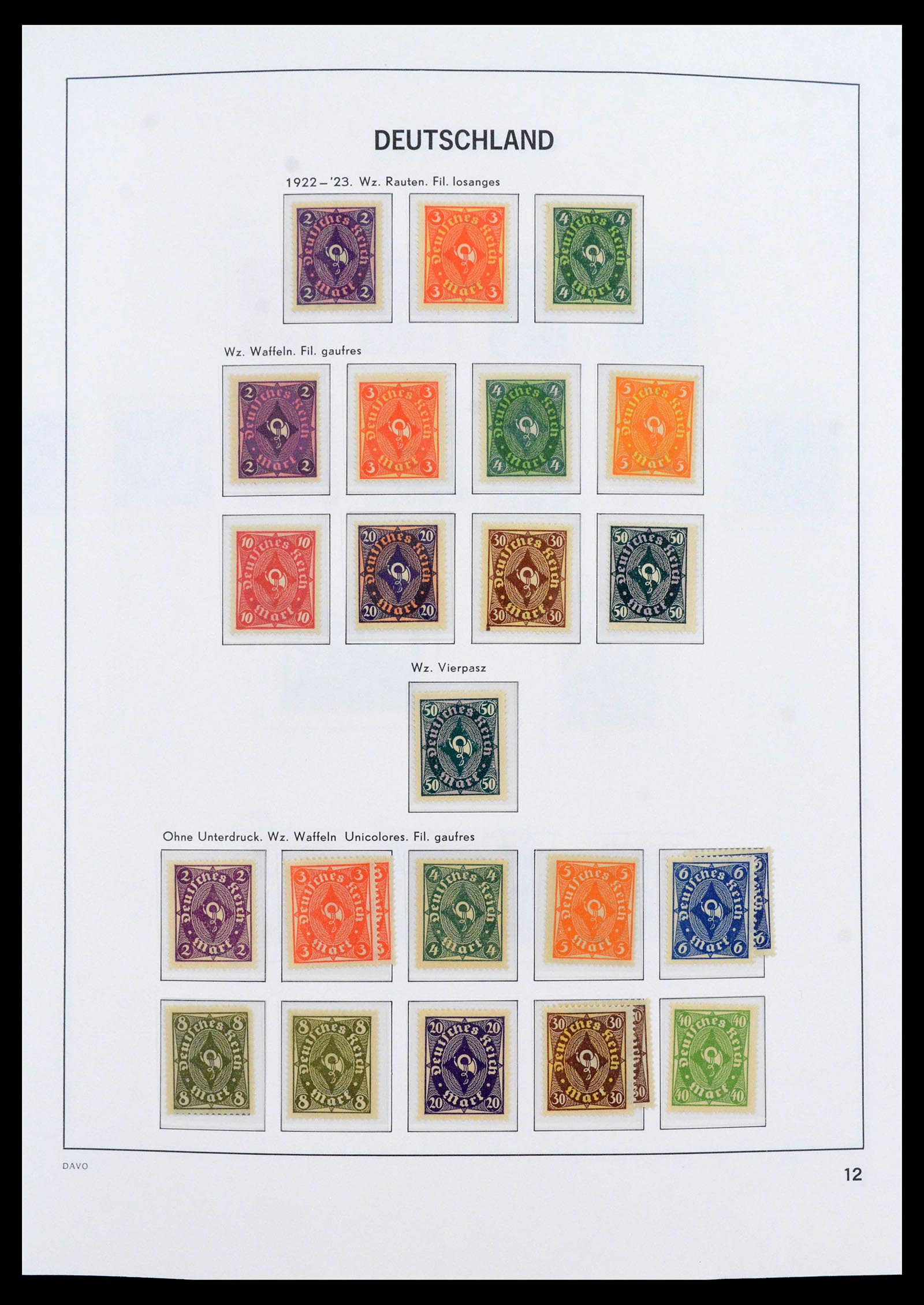 39785 0013 - Stamp collection 39785 German Reich complete 1872-1945.