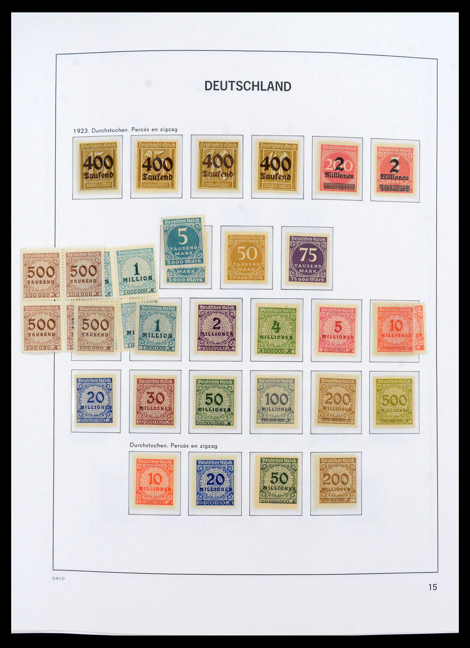 39785 0016 - Stamp collection 39785 German Reich complete 1872-1945.