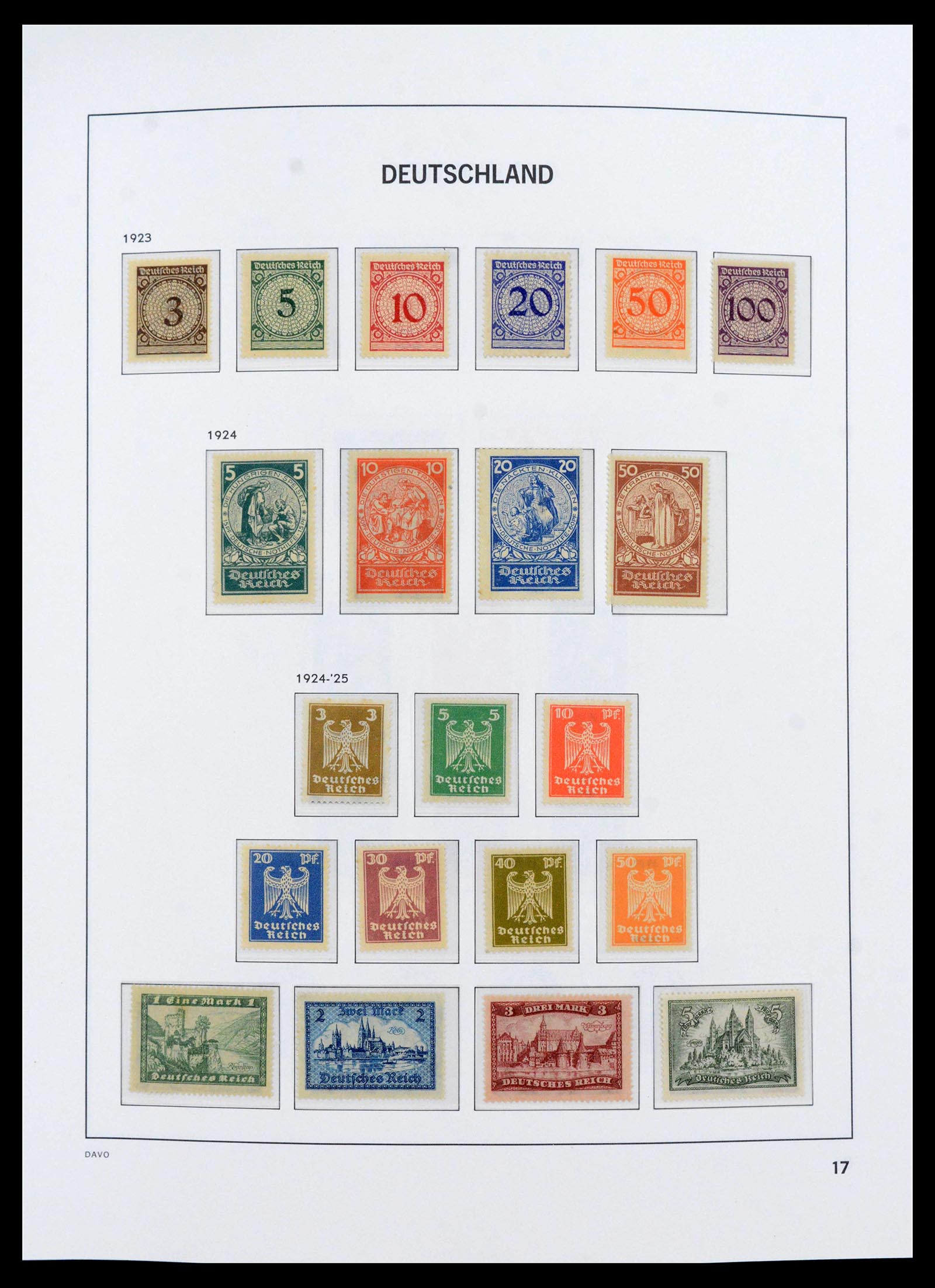 39785 0018 - Stamp collection 39785 German Reich complete 1872-1945.