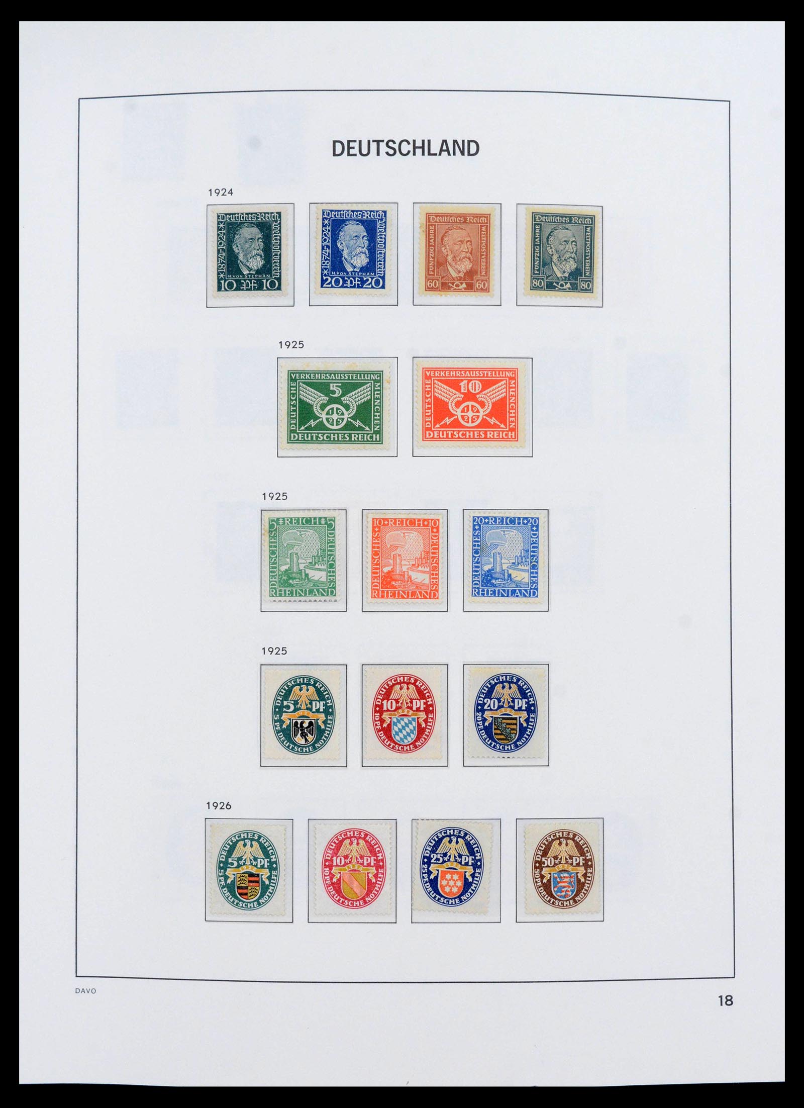 39785 0019 - Stamp collection 39785 German Reich complete 1872-1945.