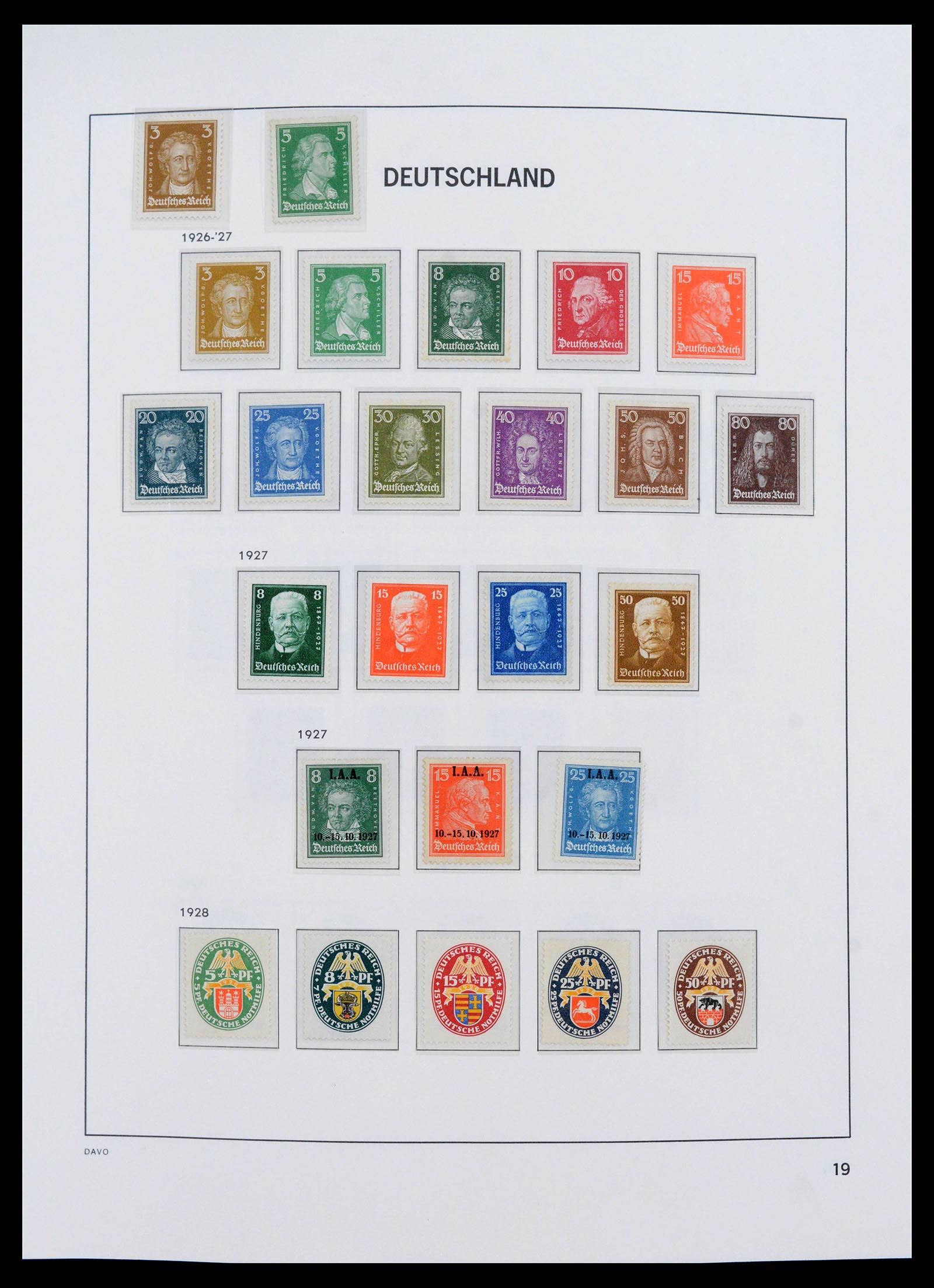 39785 0020 - Stamp collection 39785 German Reich complete 1872-1945.