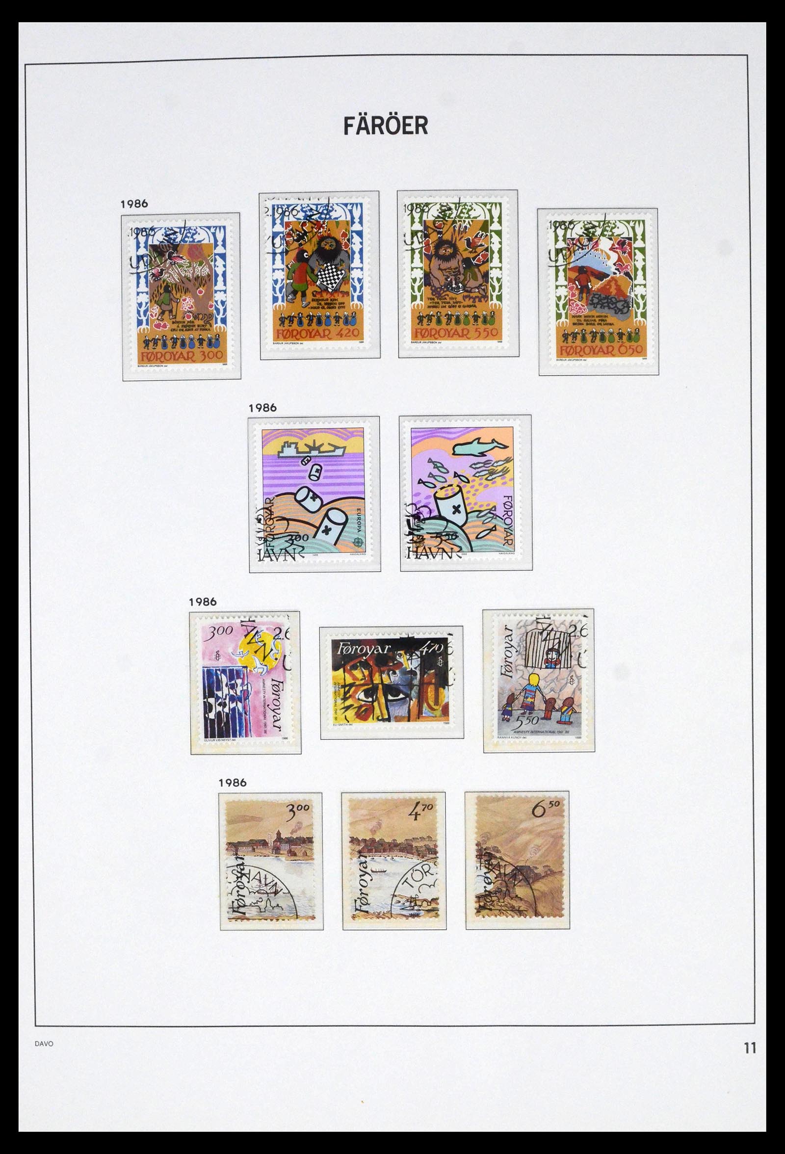 39788 0010 - Stamp collection 39788 Faroe Islands 1975-2019!