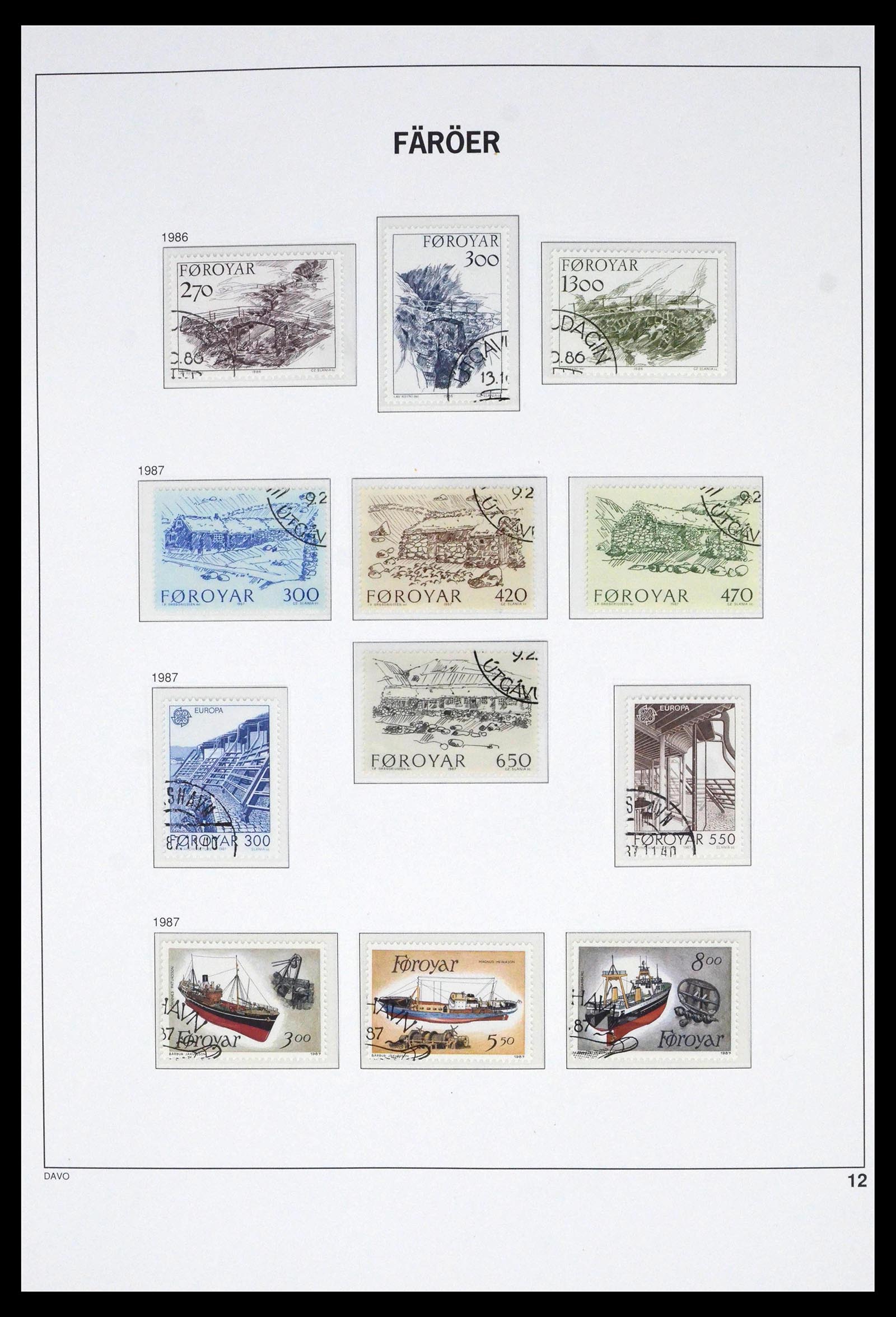 39788 0011 - Stamp collection 39788 Faroe Islands 1975-2019!