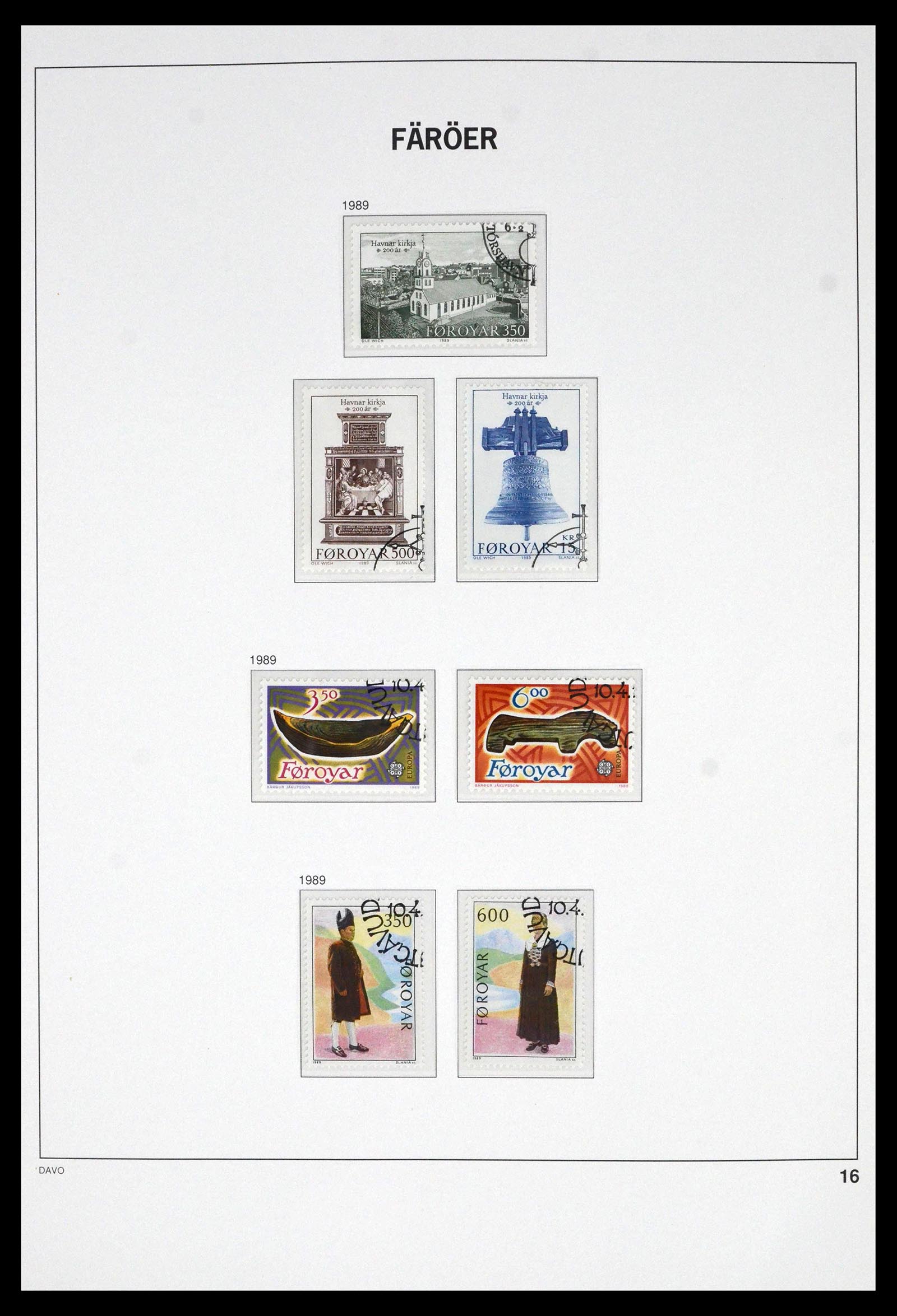 39788 0015 - Stamp collection 39788 Faroe Islands 1975-2019!