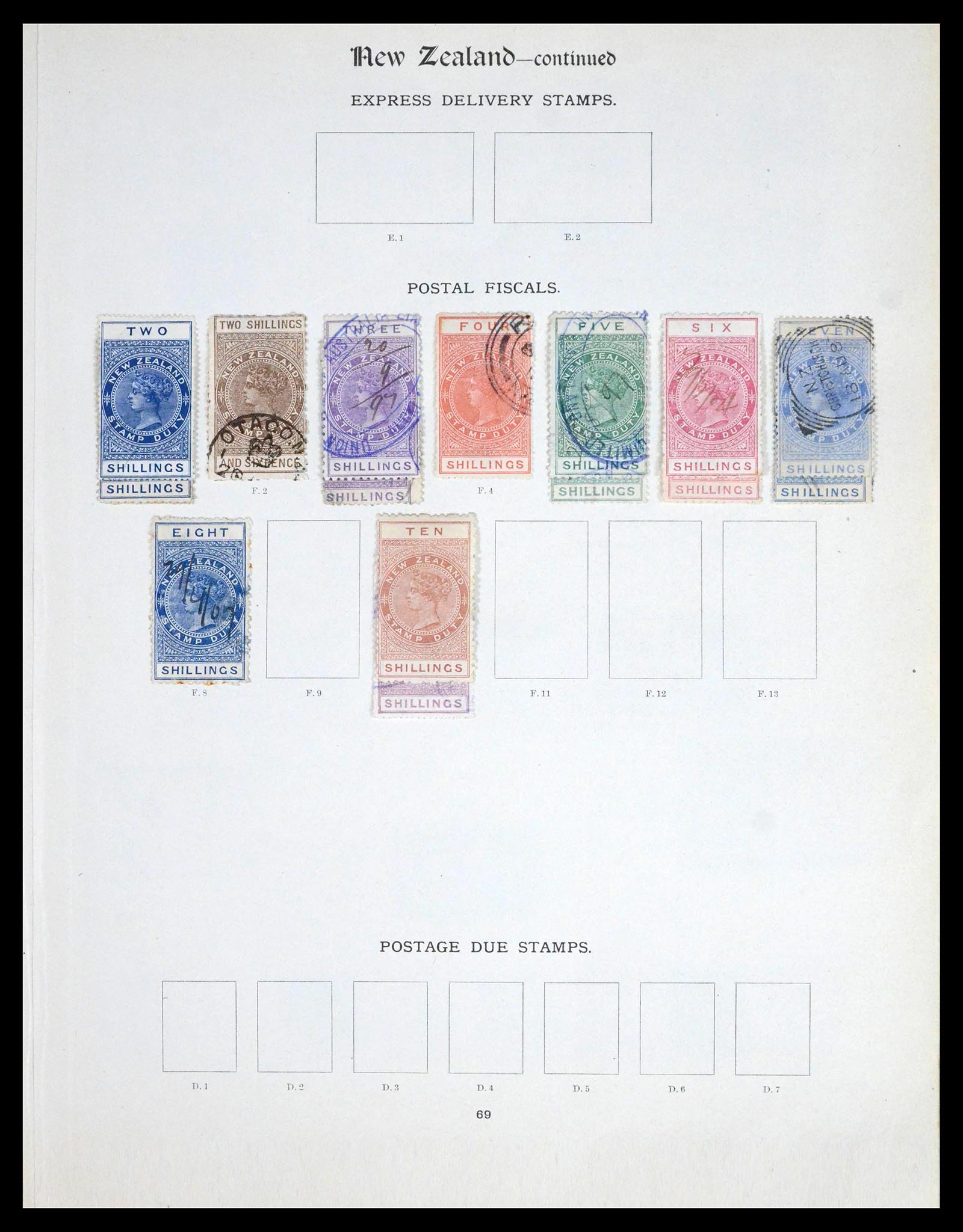 39789 0006 - Stamp collection 39789 New Zealand 1864-1922.