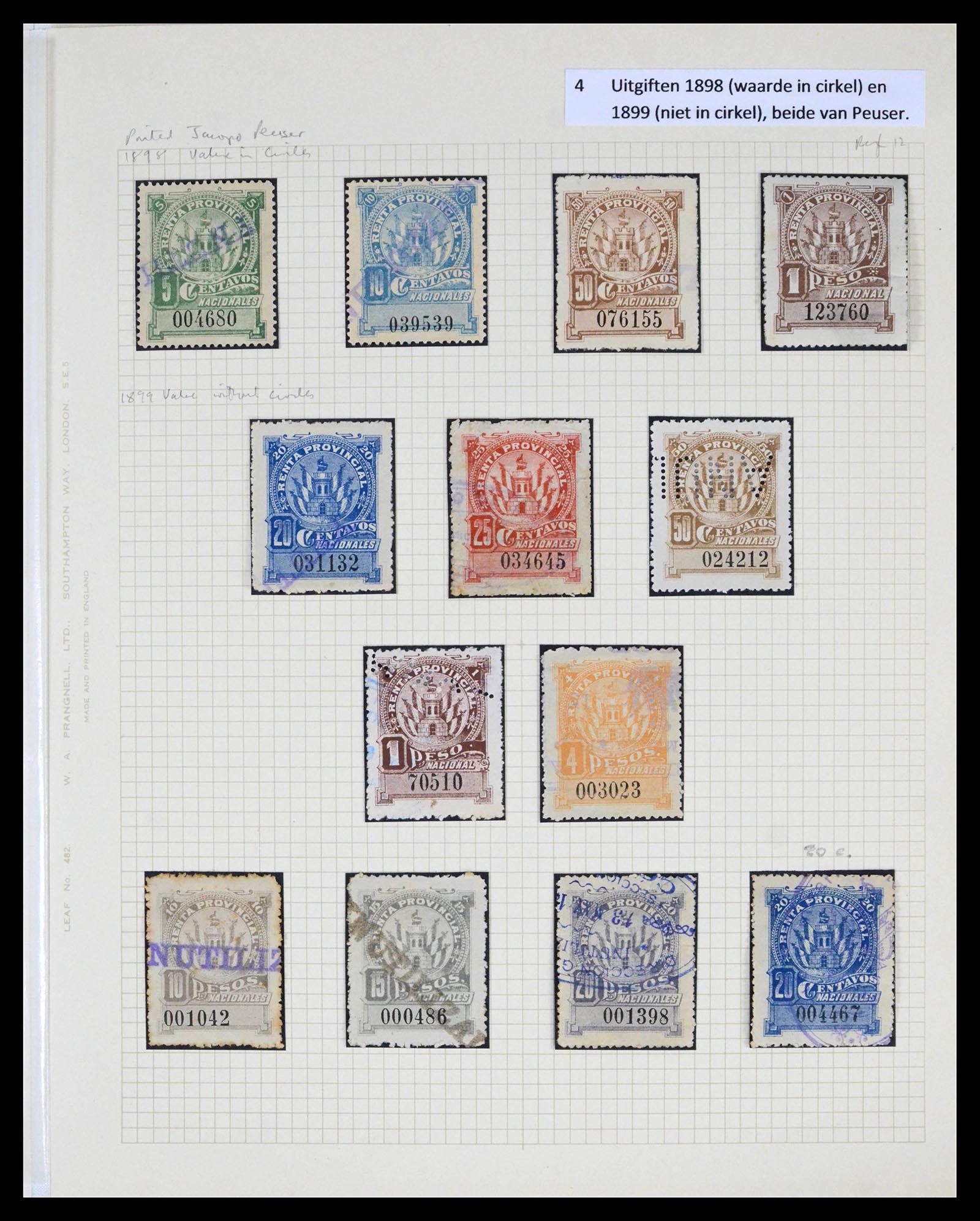 39791 0004 - Stamp collection 39791 Argentina Cordoba fiscal 1888-1960.