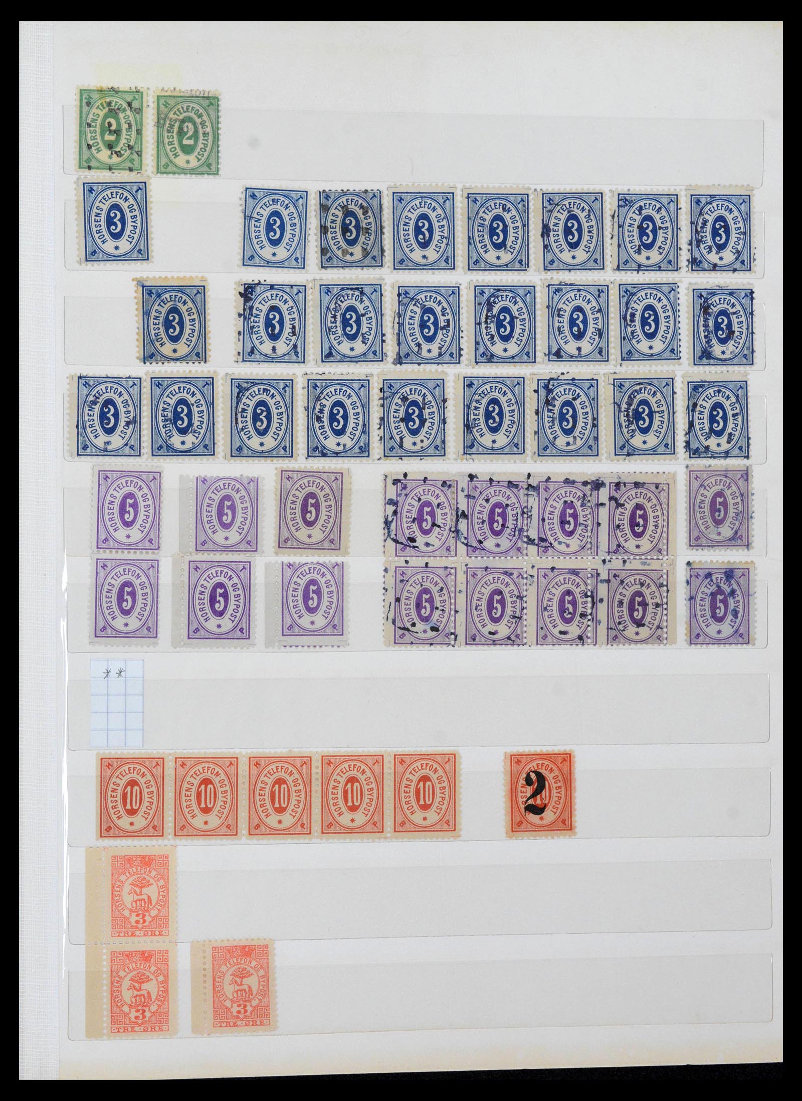 39795 0007 - Stamp collection 39795 Scandinavia local stamps 1886-1900.