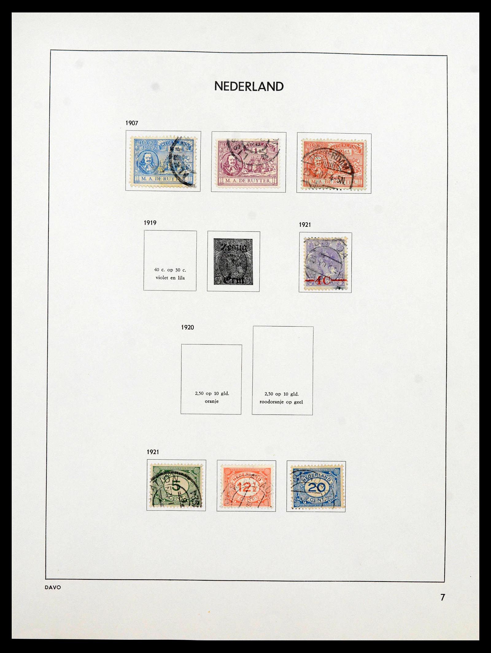 39799 0006 - Stamp collection 39799 Netherlands 1869-1982.