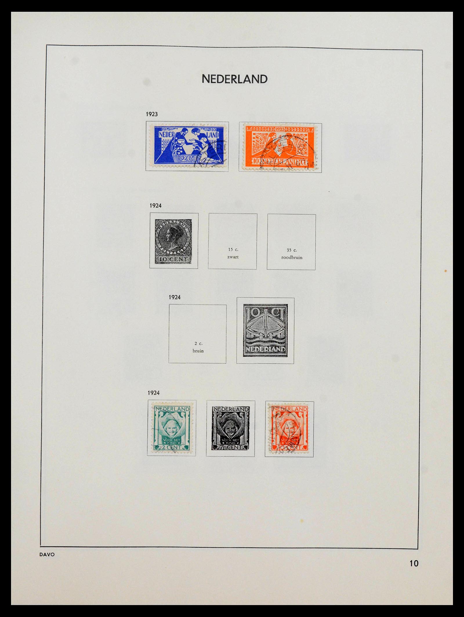 39799 0009 - Stamp collection 39799 Netherlands 1869-1982.