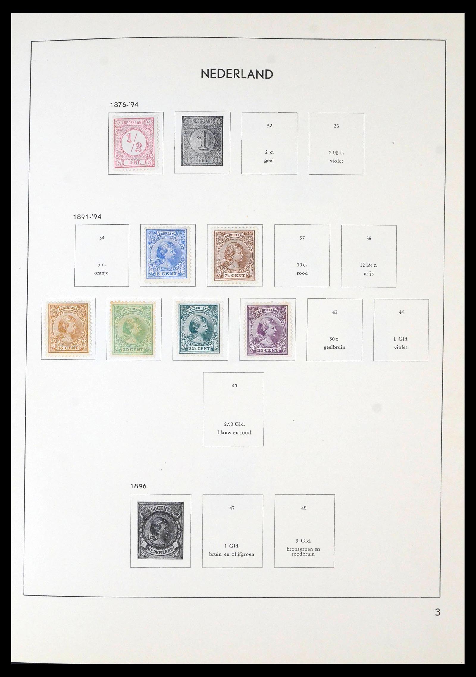 39801 0001 - Stamp collection 39801 Netherlands and territories 1876-1965.