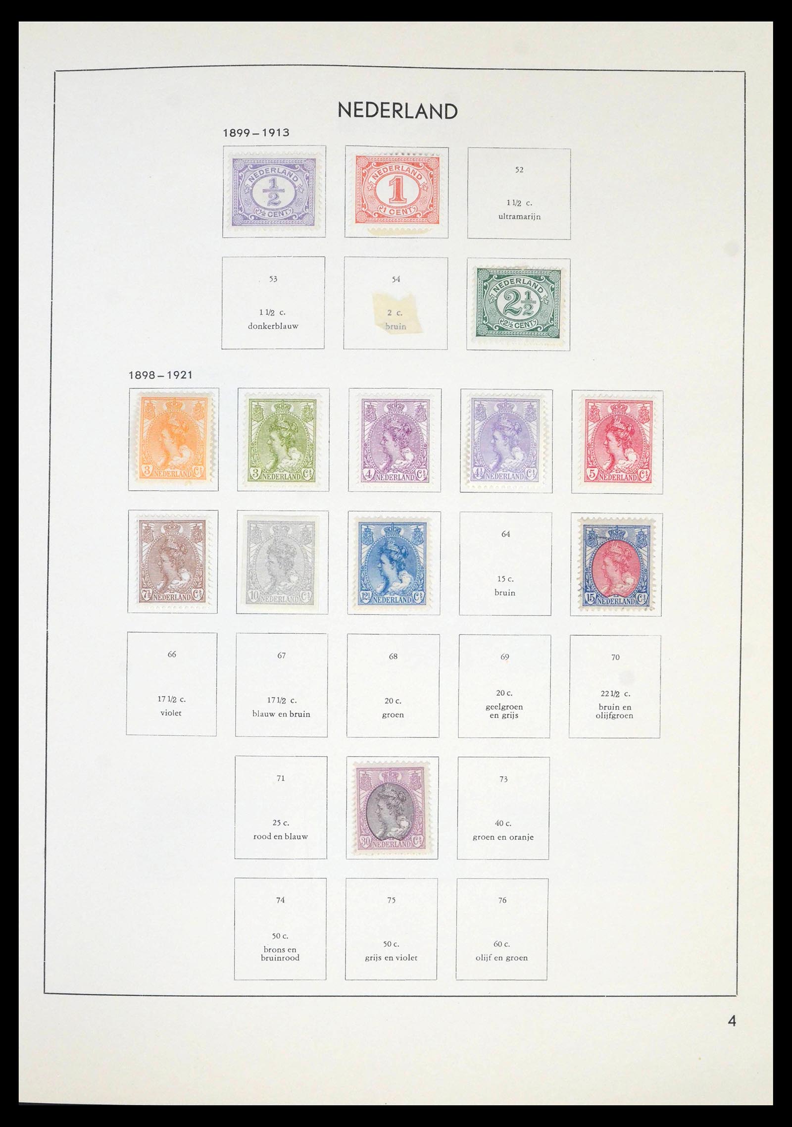 39801 0002 - Stamp collection 39801 Netherlands and territories 1876-1965.