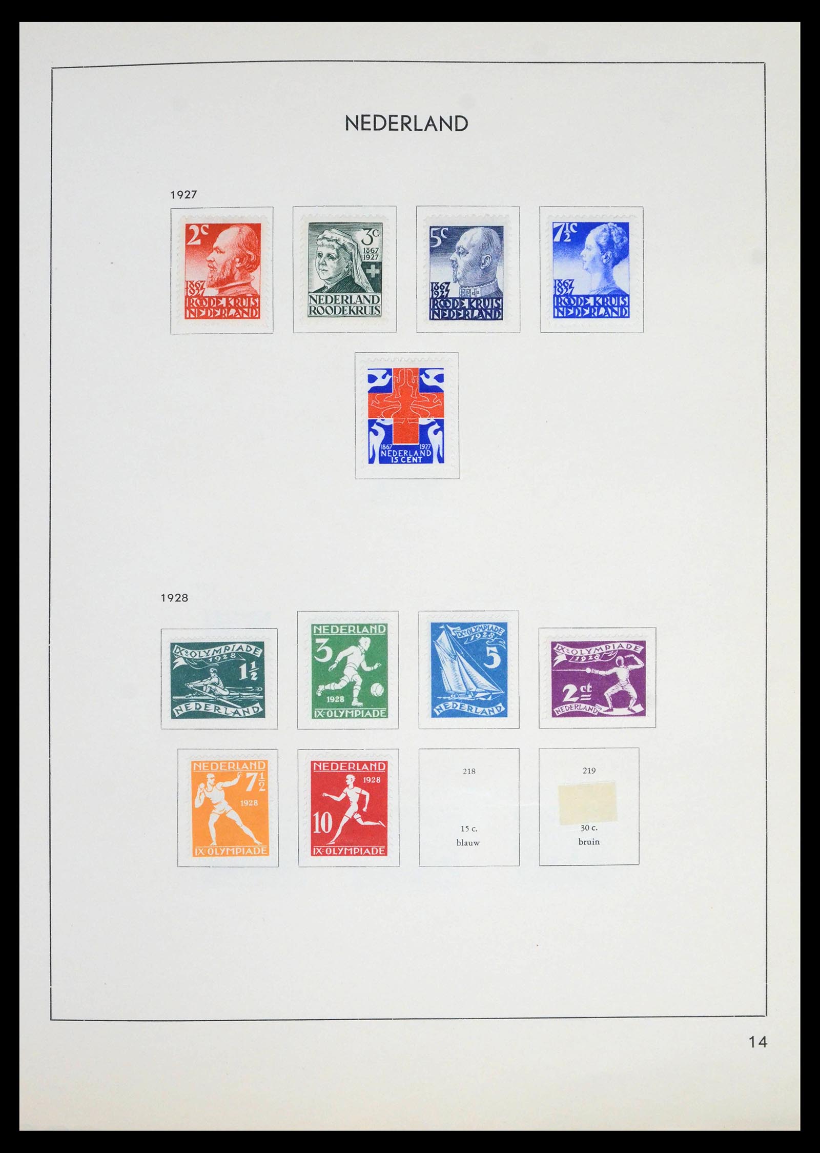 39801 0012 - Stamp collection 39801 Netherlands and territories 1876-1965.