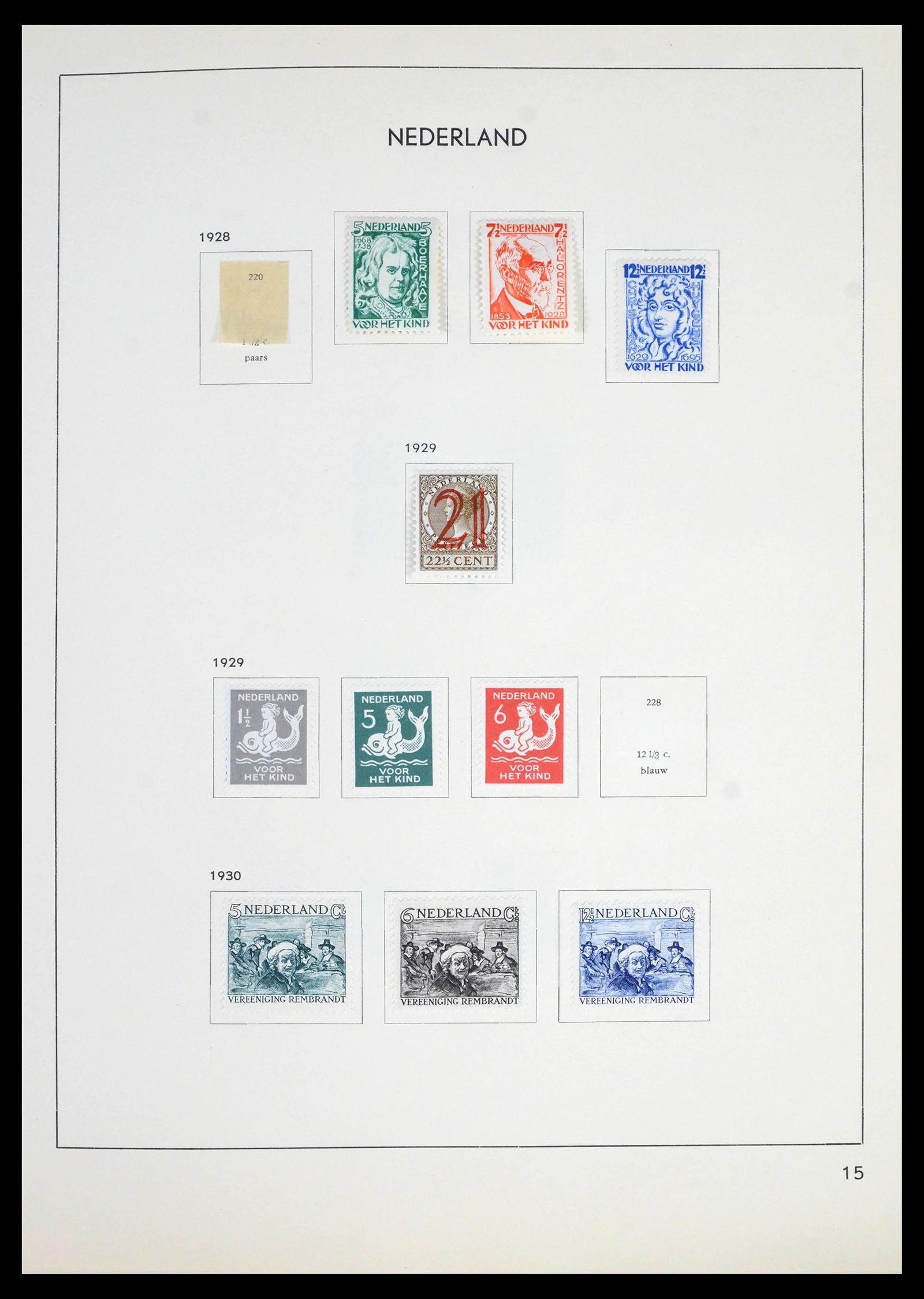 39801 0013 - Stamp collection 39801 Netherlands and territories 1876-1965.