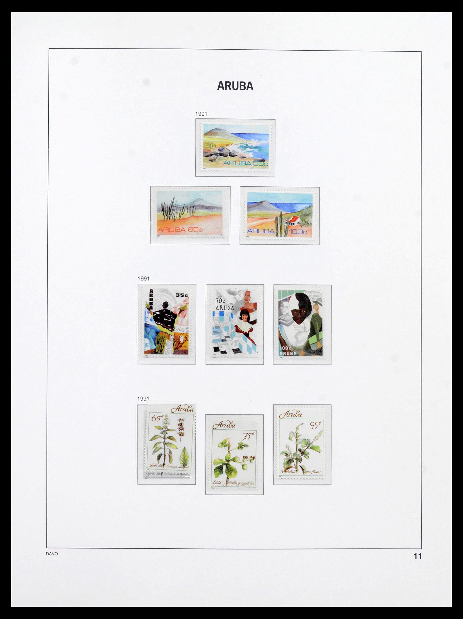 39804 0011 - Stamp collection 39804 Aruba 1986-2010.