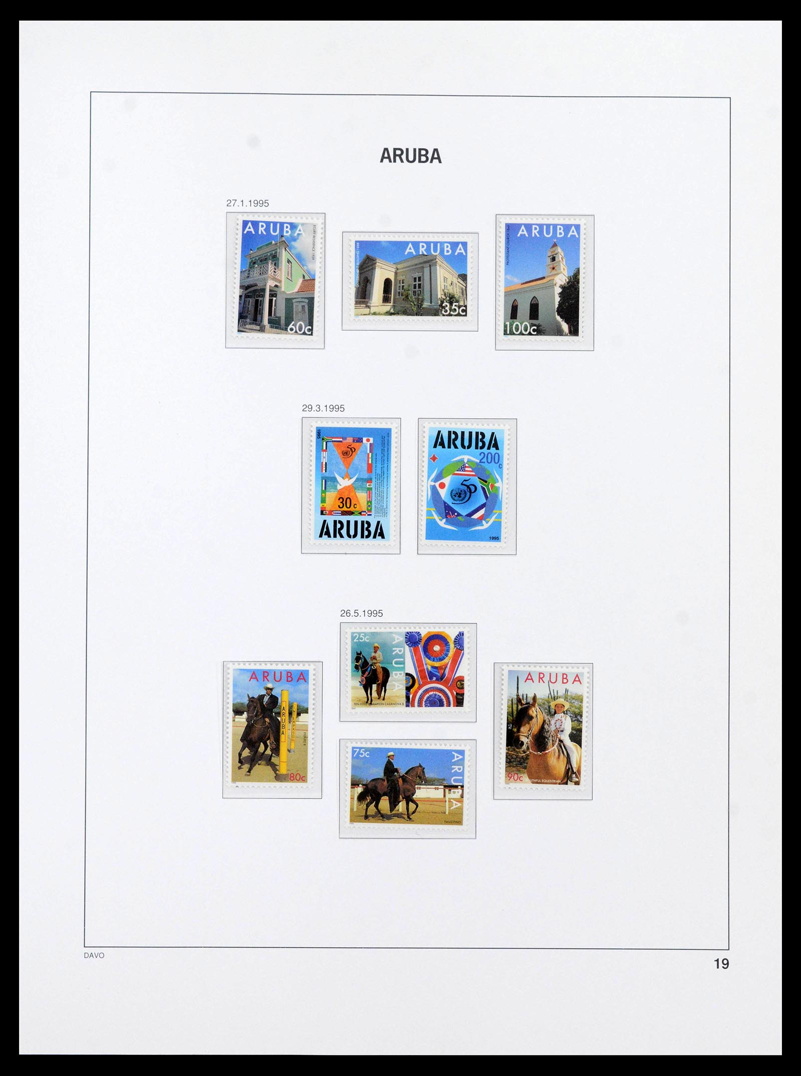 39804 0019 - Stamp collection 39804 Aruba 1986-2010.