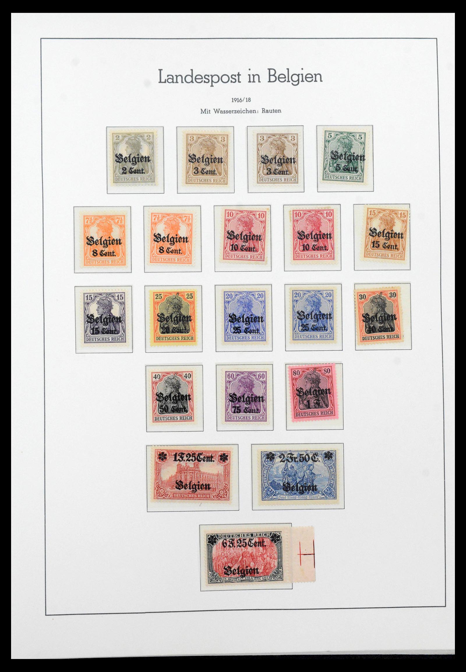 39805 0002 - Stamp collection 39805 German occupations and territories 1914-1923.