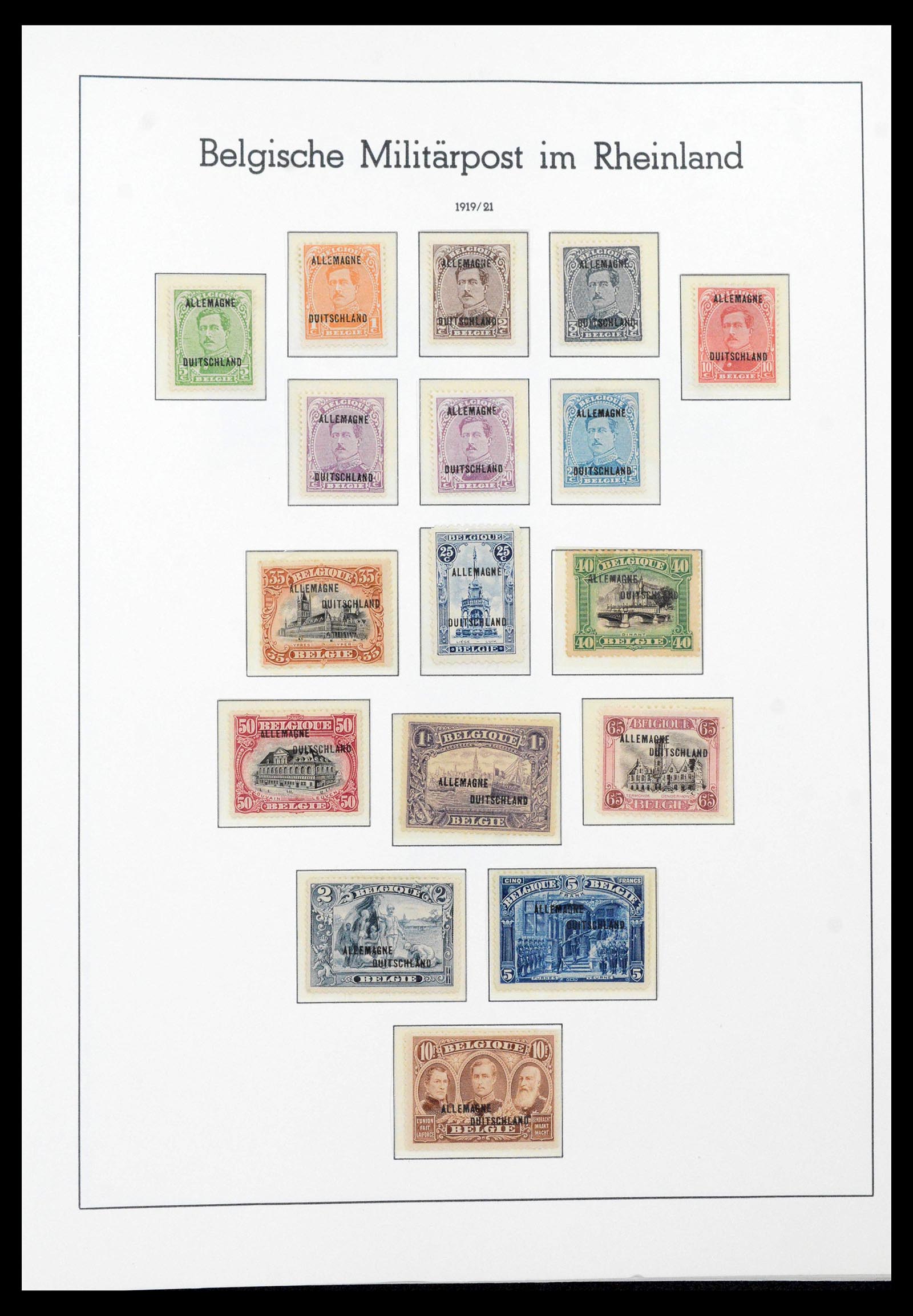 39805 0008 - Stamp collection 39805 German occupations and territories 1914-1923.