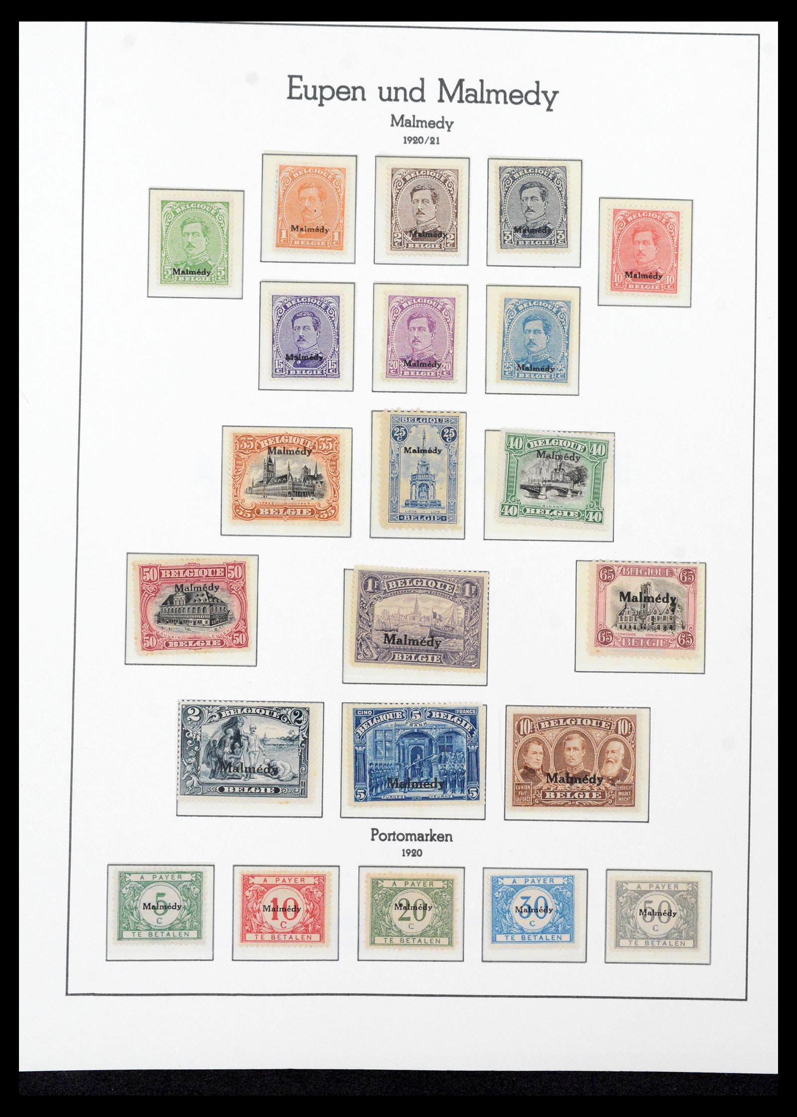 39805 0011 - Stamp collection 39805 German occupations and territories 1914-1923.