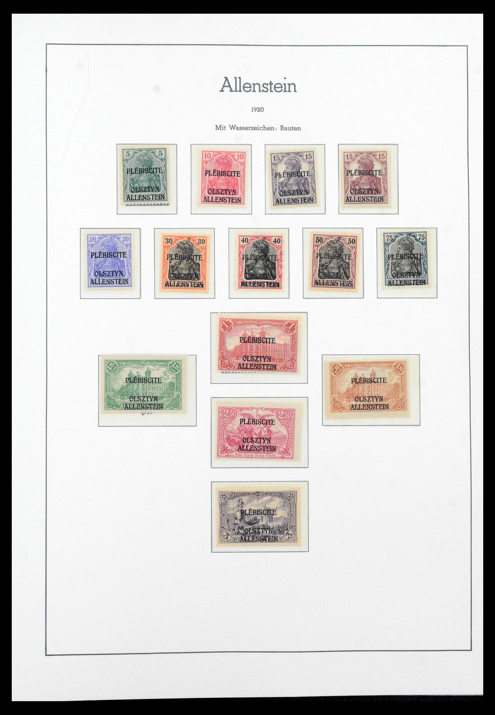 39805 0012 - Stamp collection 39805 German occupations and territories 1914-1923.