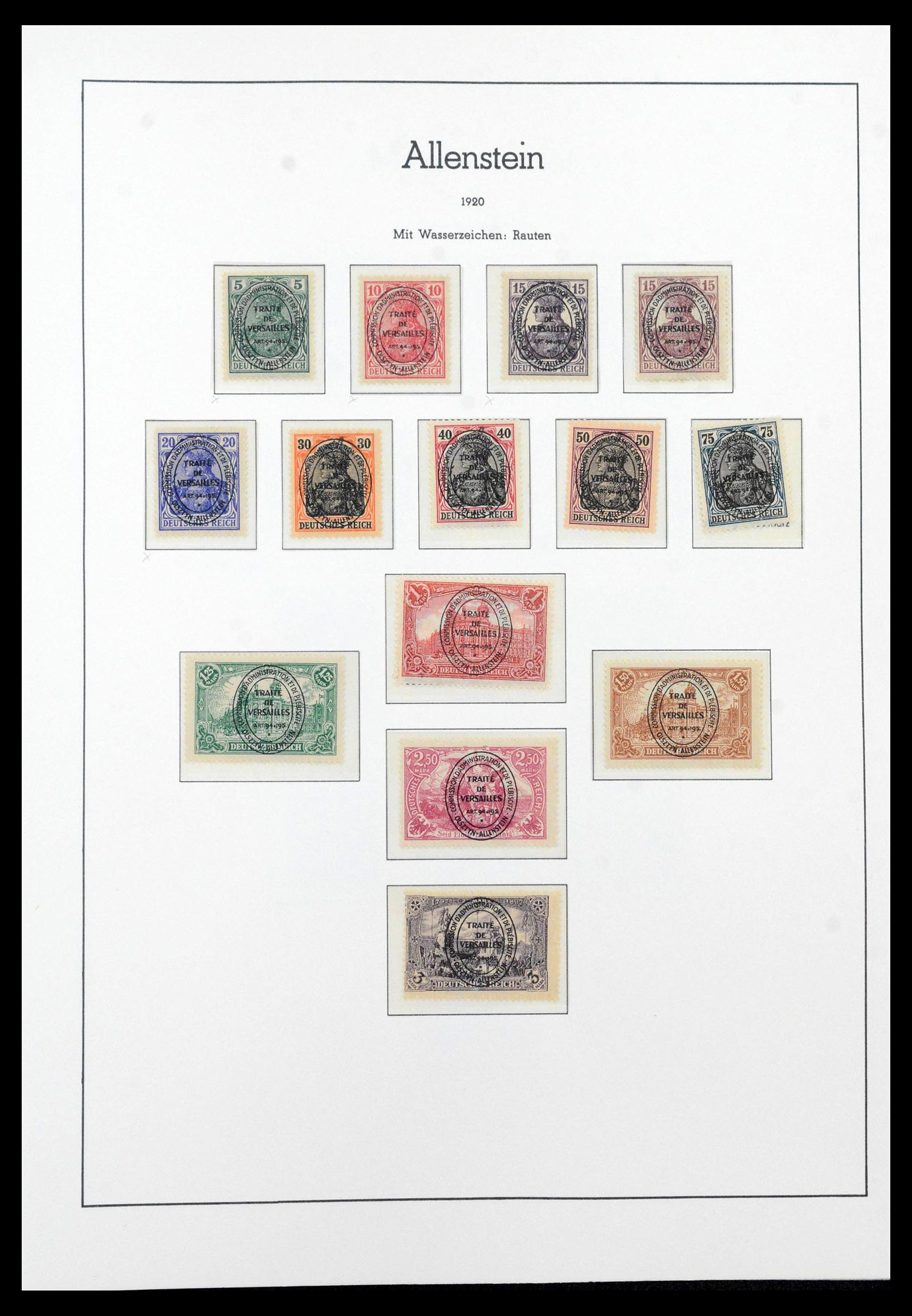 39805 0013 - Stamp collection 39805 German occupations and territories 1914-1923.